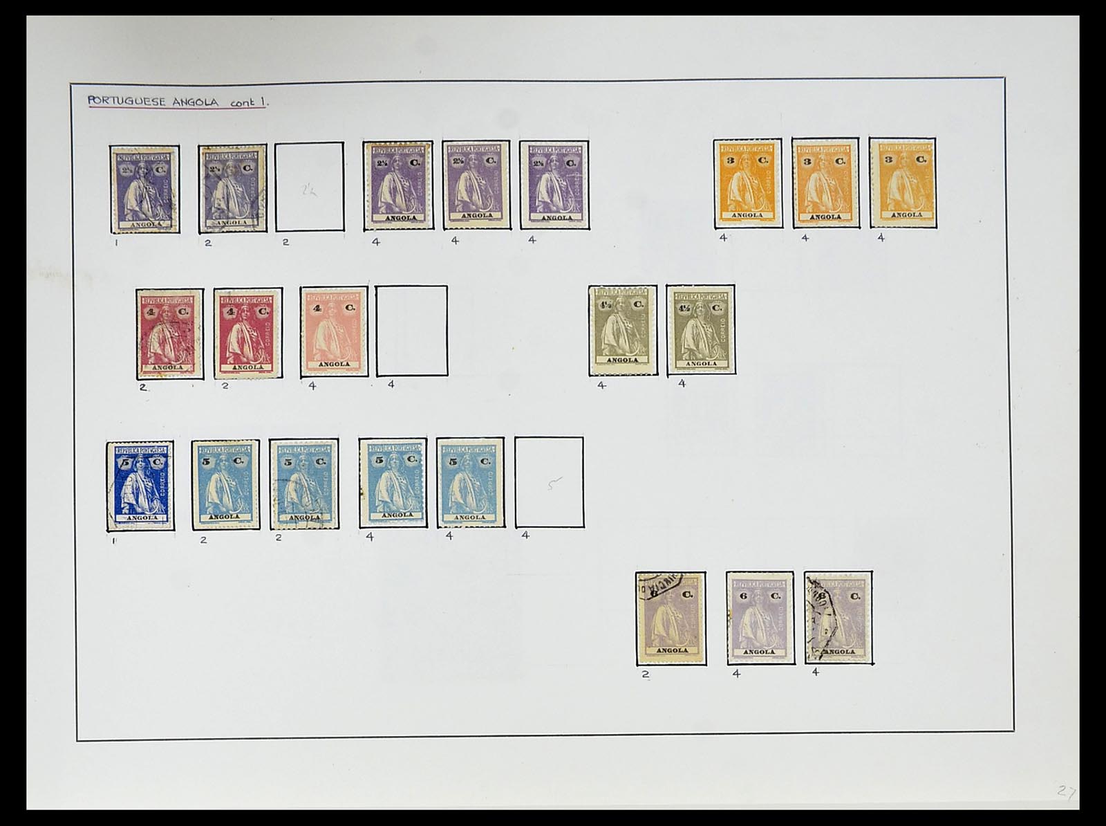 34281 028 - Stamp collection 34281 Portugal and territories Ceres specialised.