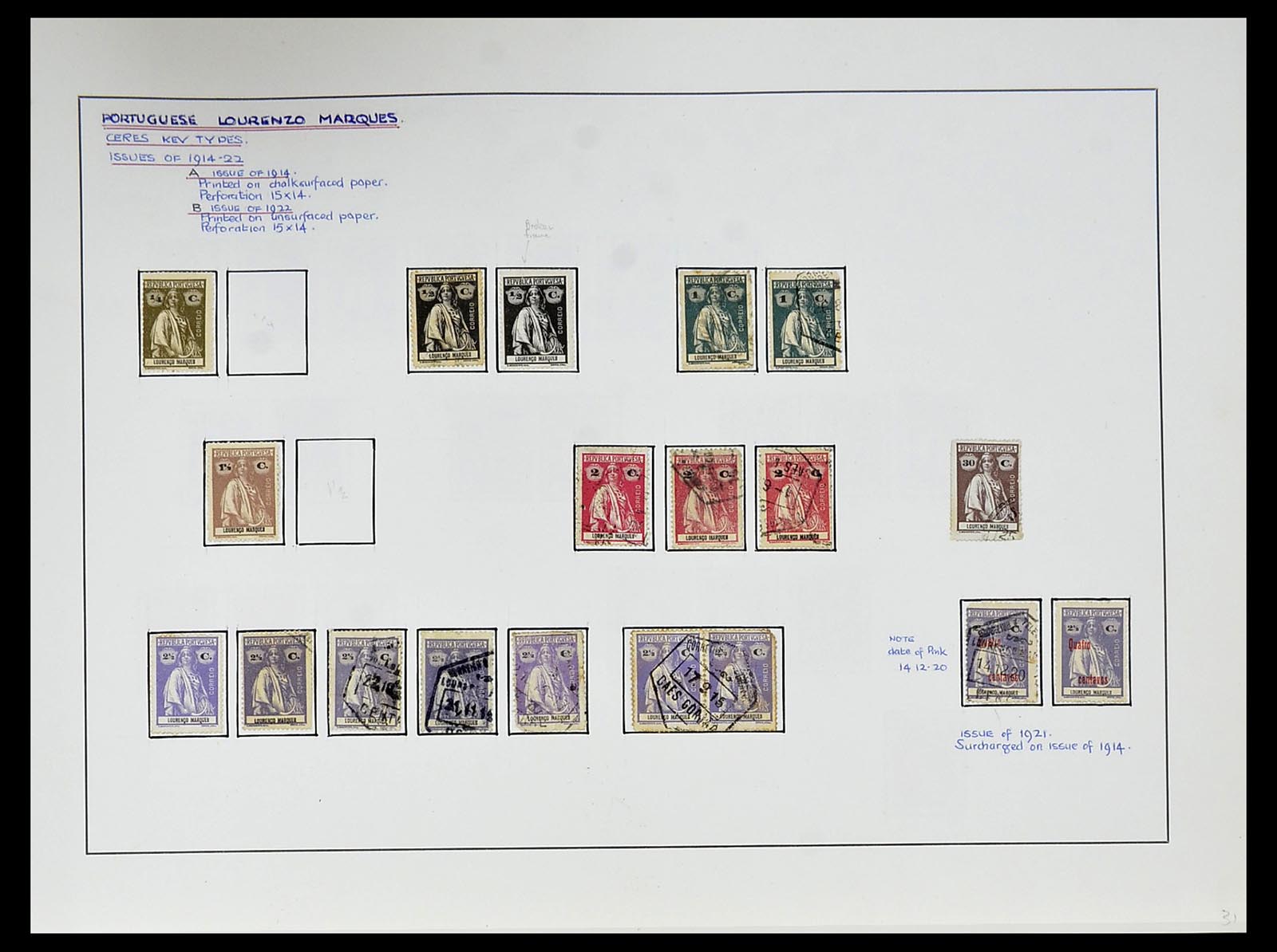 34281 032 - Stamp collection 34281 Portugal and territories Ceres specialised.
