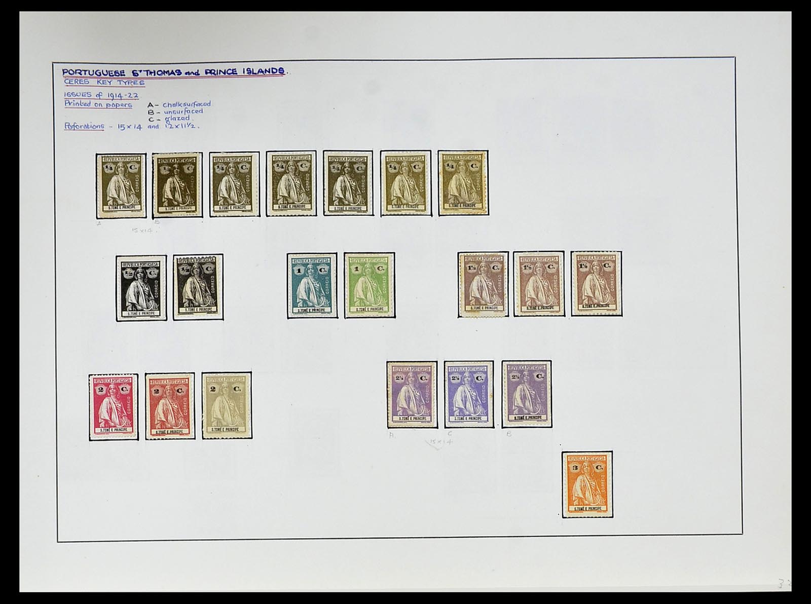 34281 033 - Postzegelverzameling 34281 Portugal en gebieden Ceres gespecialiseerd