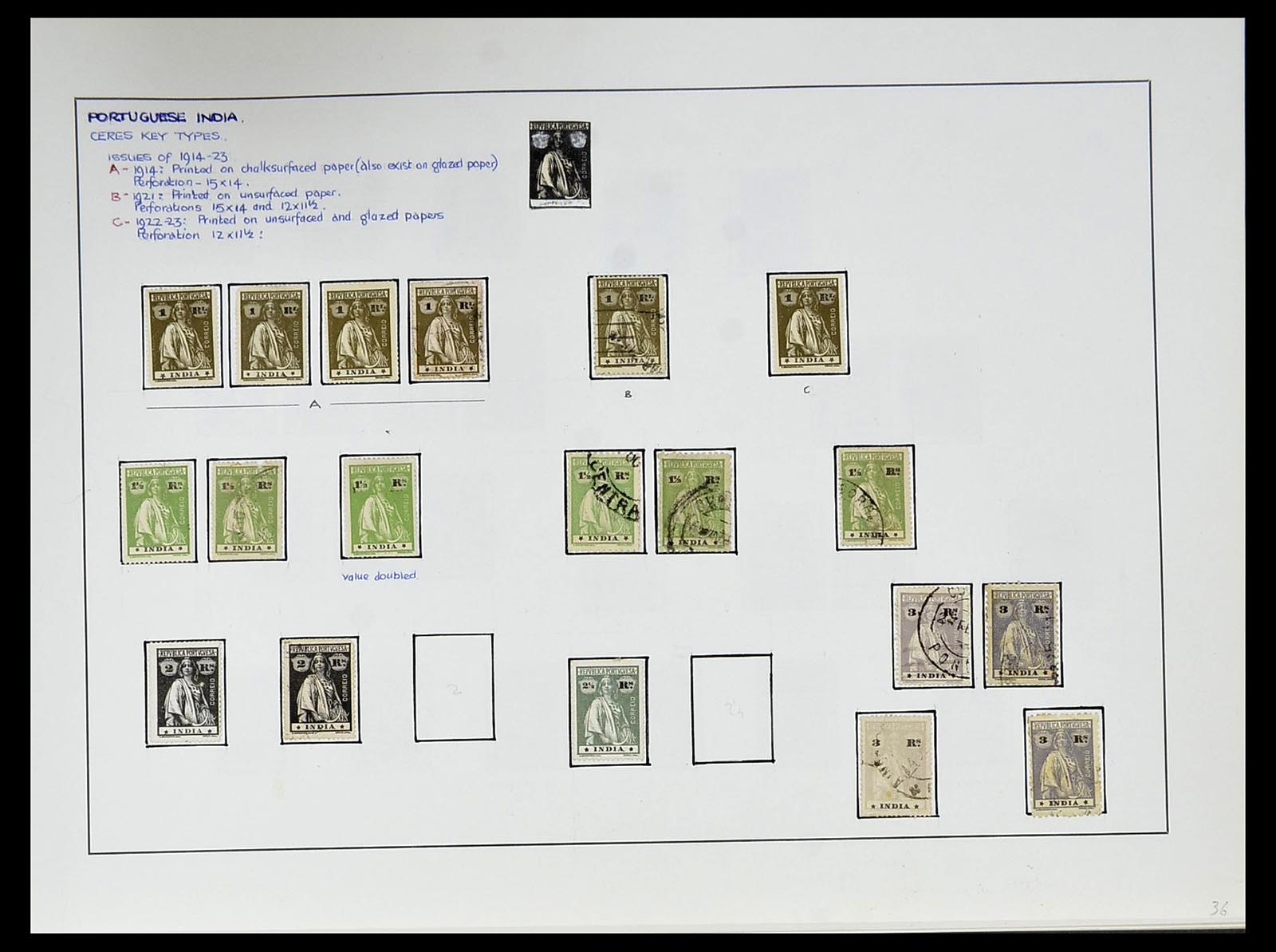 34281 037 - Postzegelverzameling 34281 Portugal en gebieden Ceres gespecialiseerd