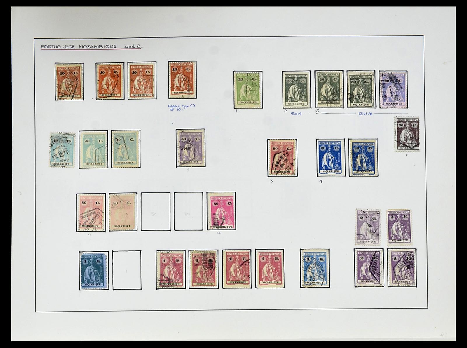 34281 040 - Stamp collection 34281 Portugal and territories Ceres specialised.