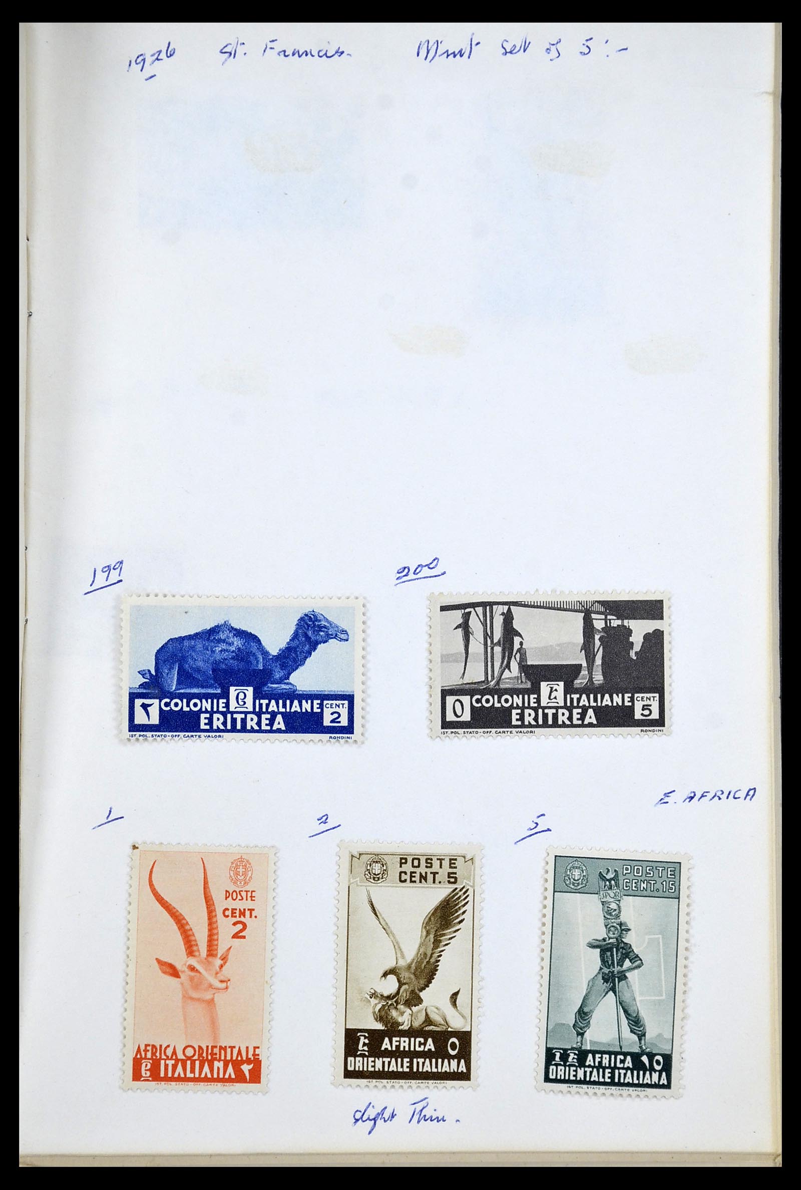 34282 002 - Postzegelverzameling 34282 Italië en gebieden 1852-1940.