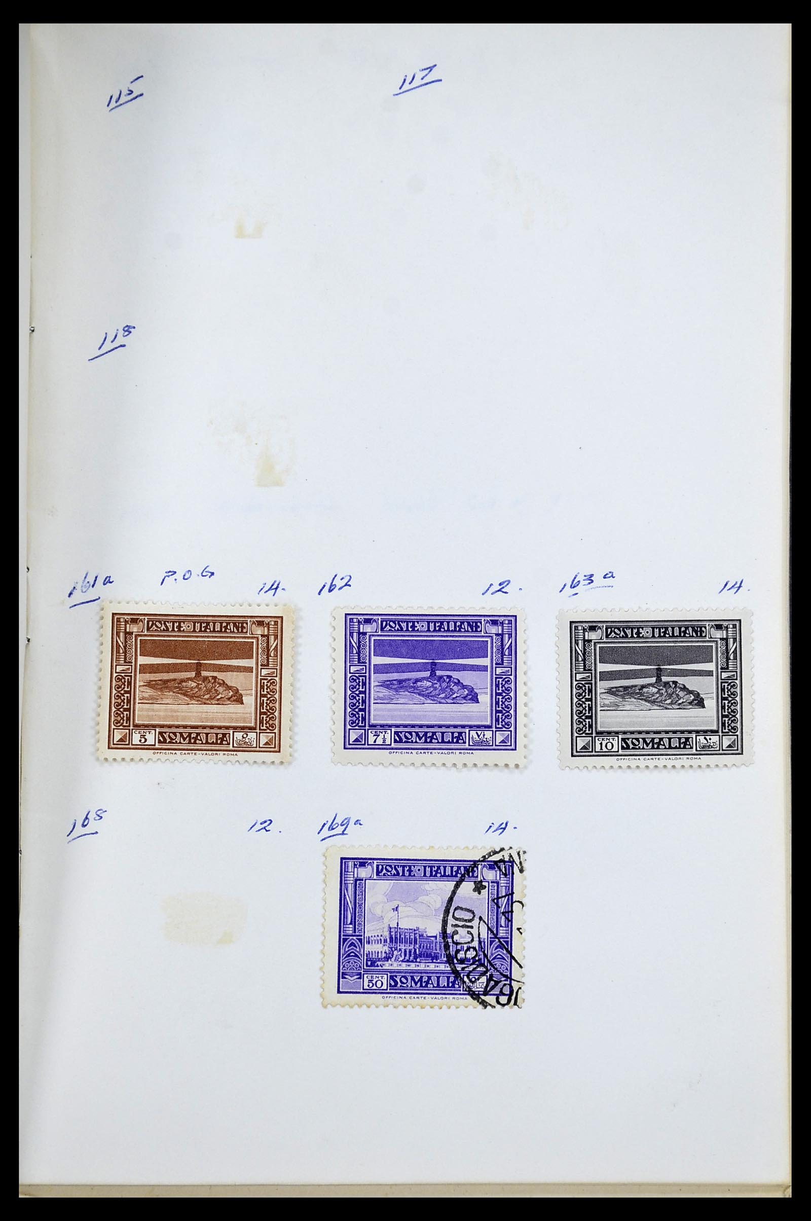 34282 004 - Postzegelverzameling 34282 Italië en gebieden 1852-1940.
