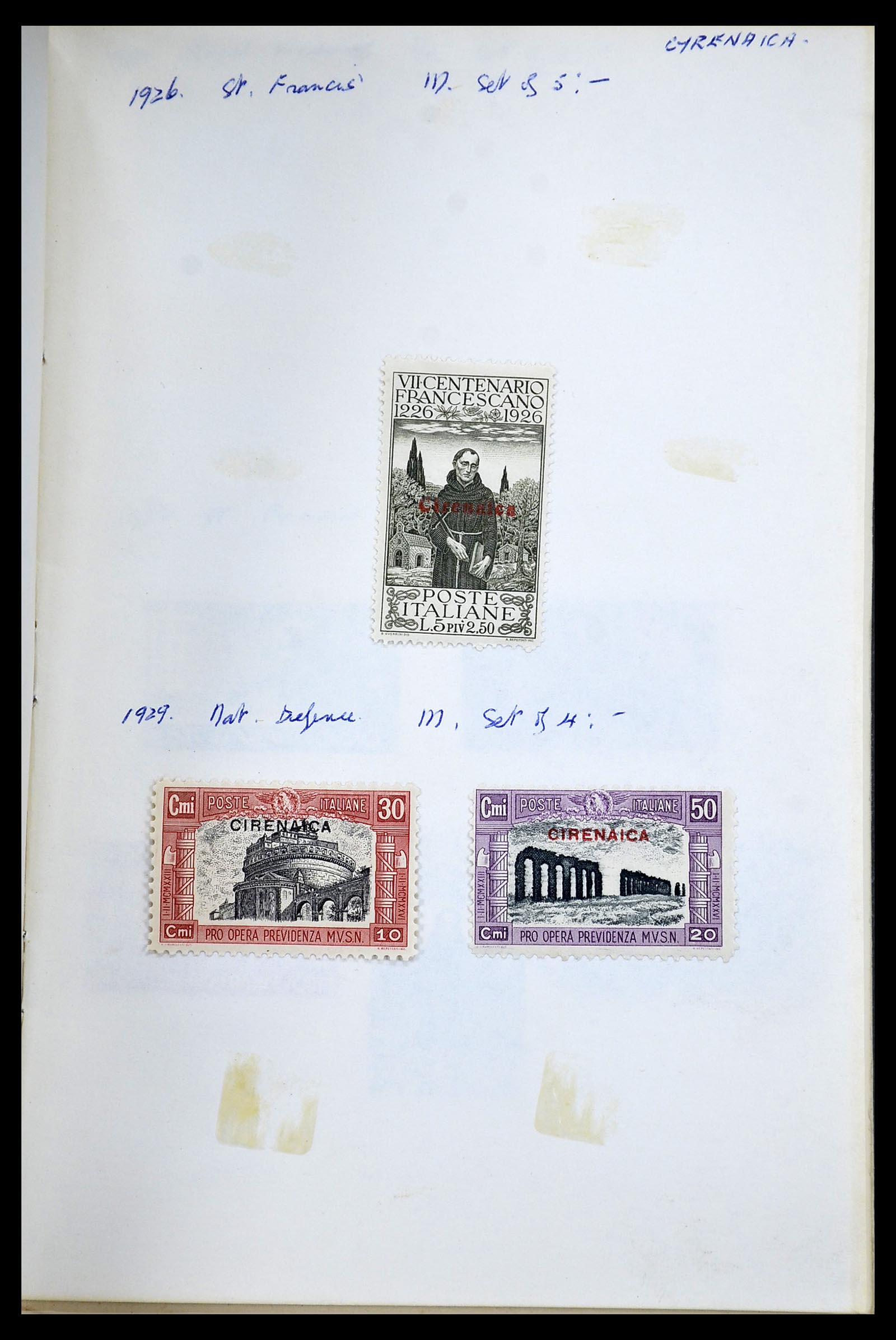34282 005 - Postzegelverzameling 34282 Italië en gebieden 1852-1940.