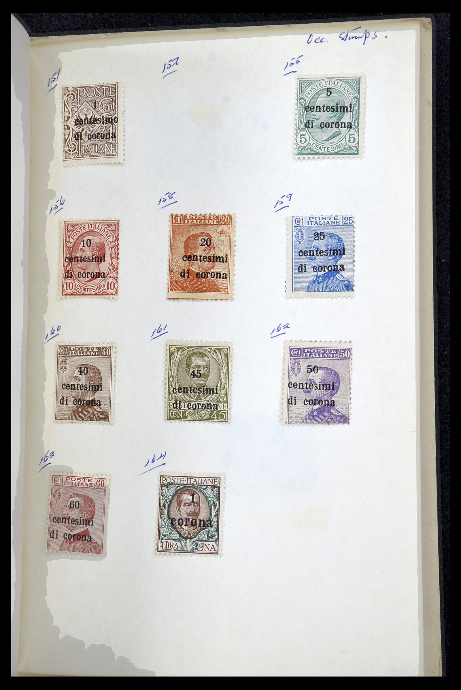 34282 009 - Postzegelverzameling 34282 Italië en gebieden 1852-1940.