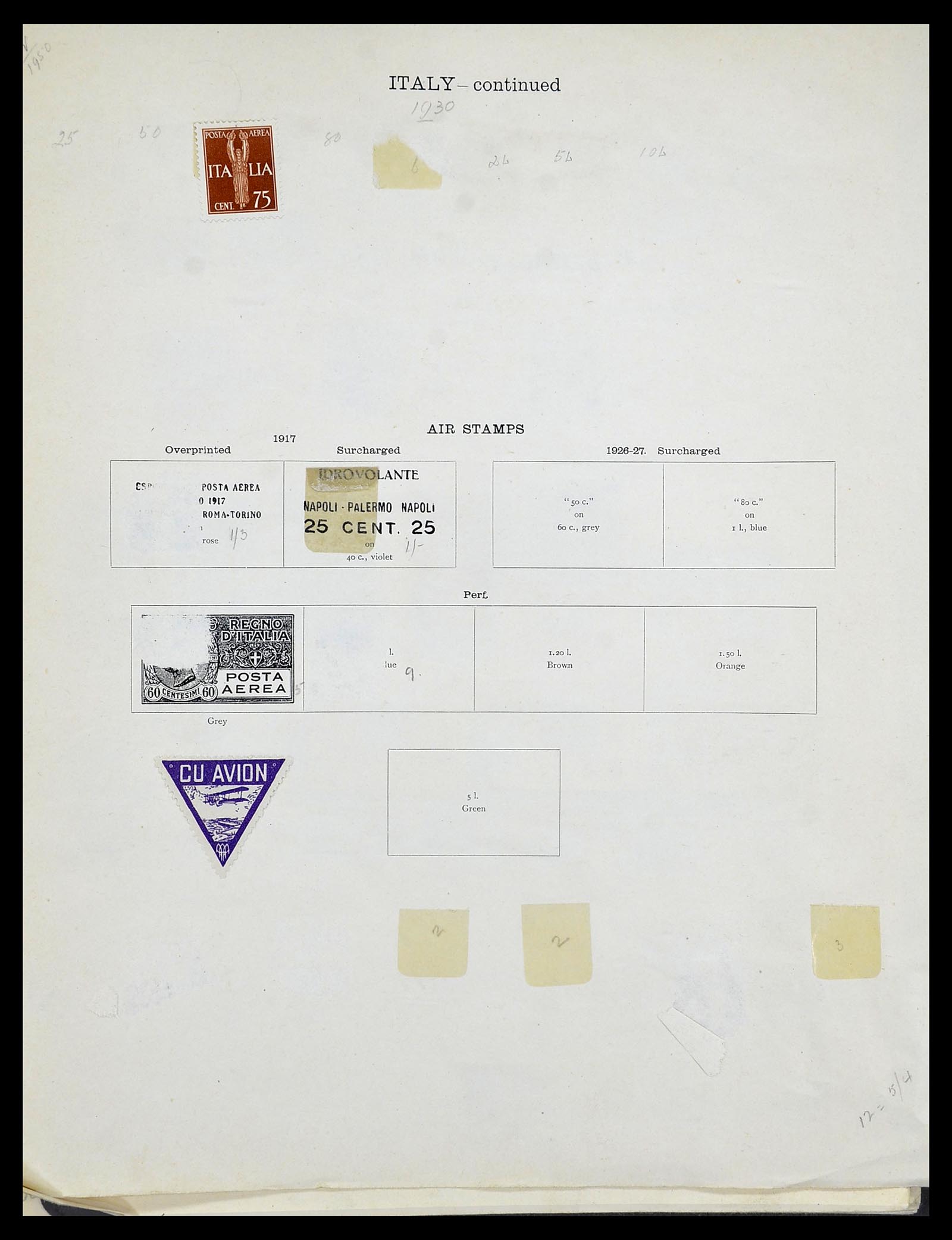 34282 029 - Stamp collection 34282 Italy and territories 1852-1940.