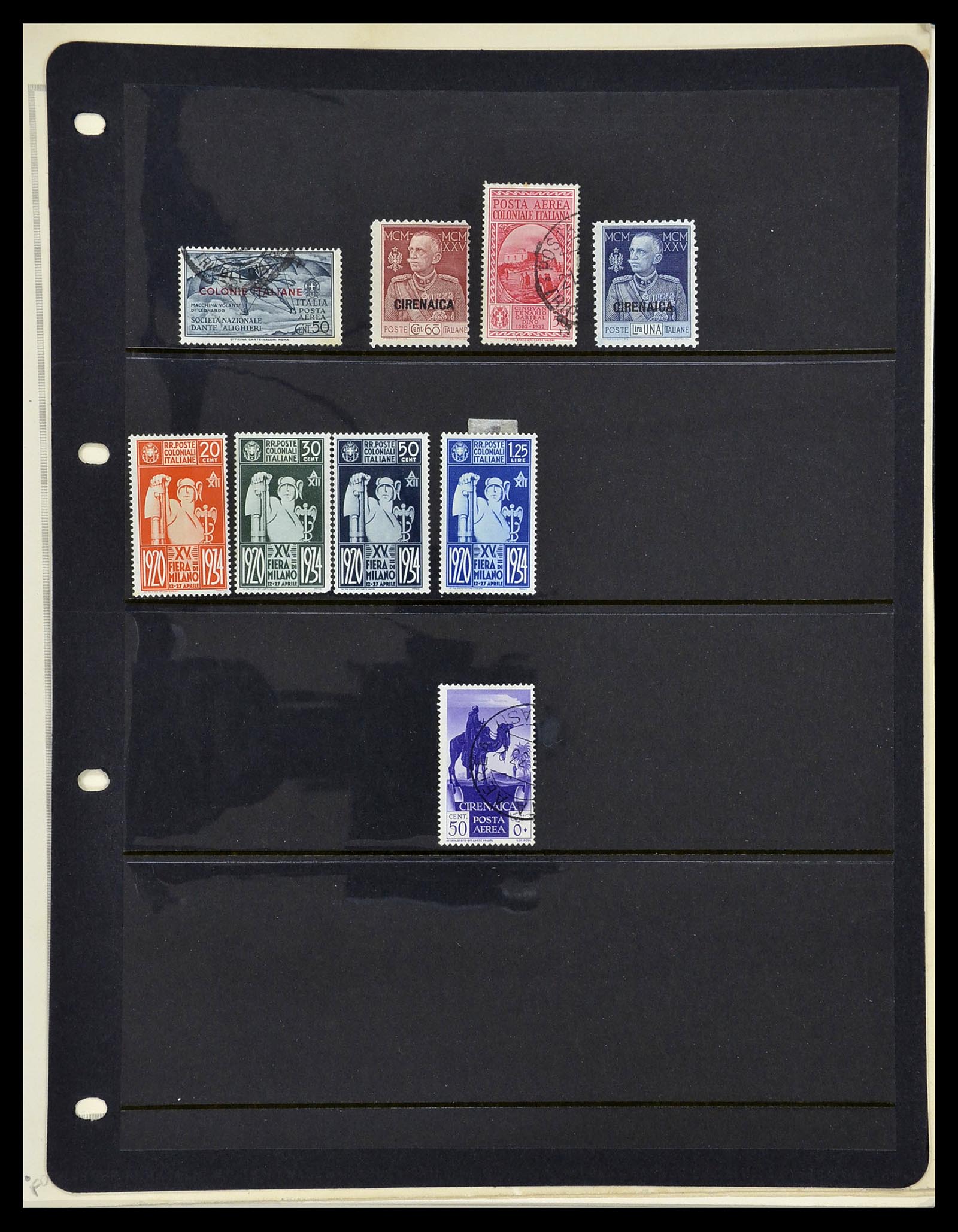 34282 035 - Postzegelverzameling 34282 Italië en gebieden 1852-1940.
