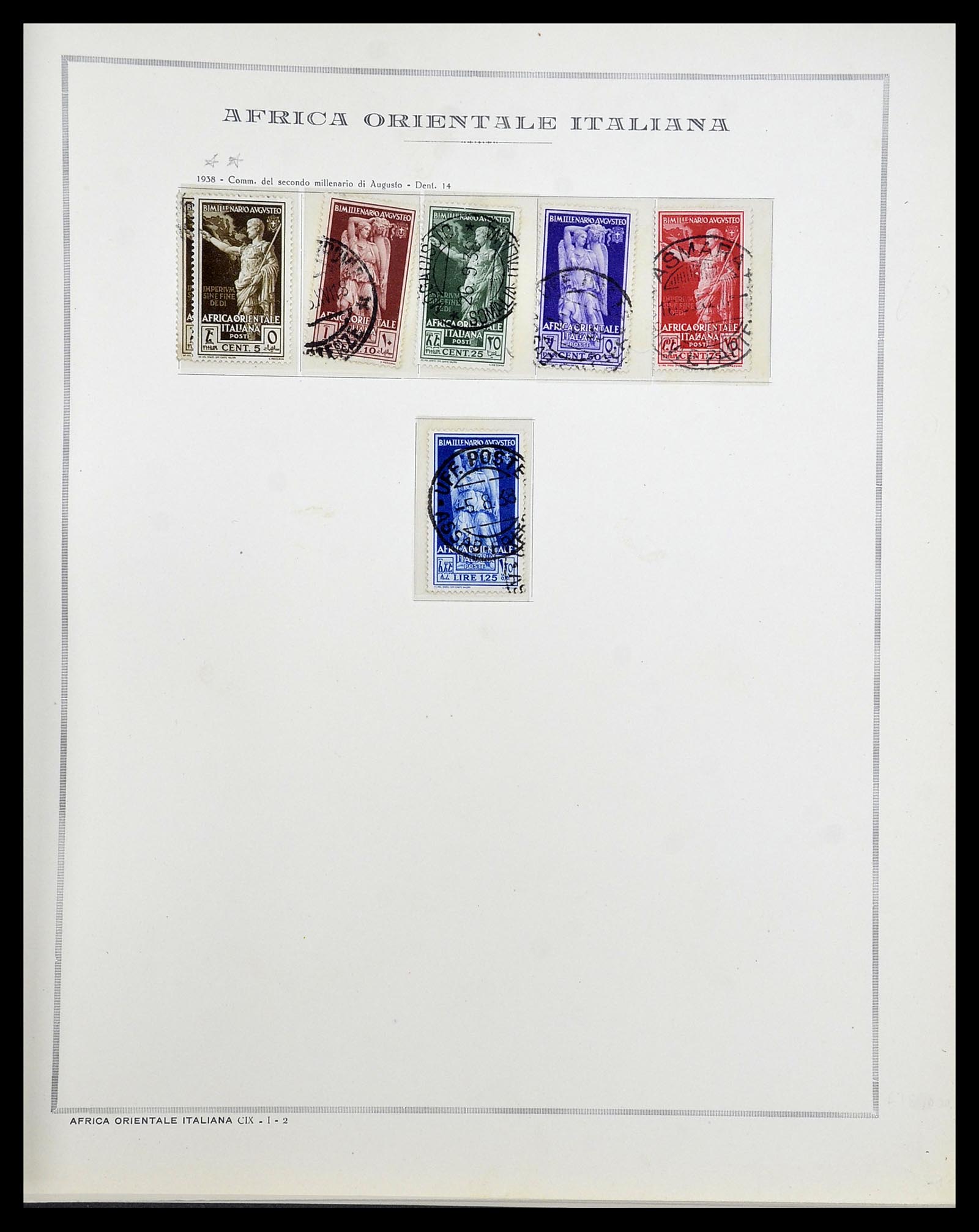 34282 038 - Postzegelverzameling 34282 Italië en gebieden 1852-1940.