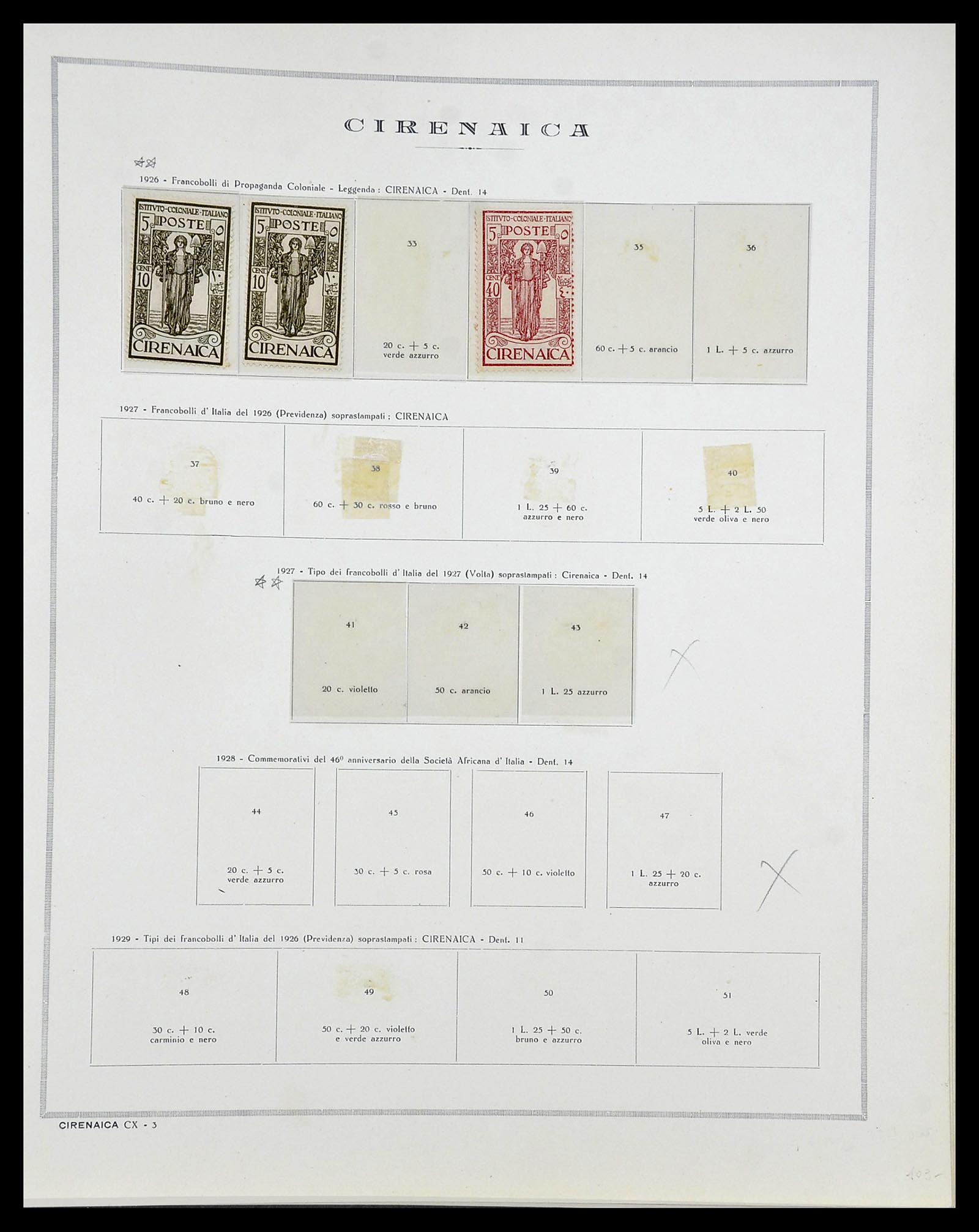 34282 041 - Postzegelverzameling 34282 Italië en gebieden 1852-1940.