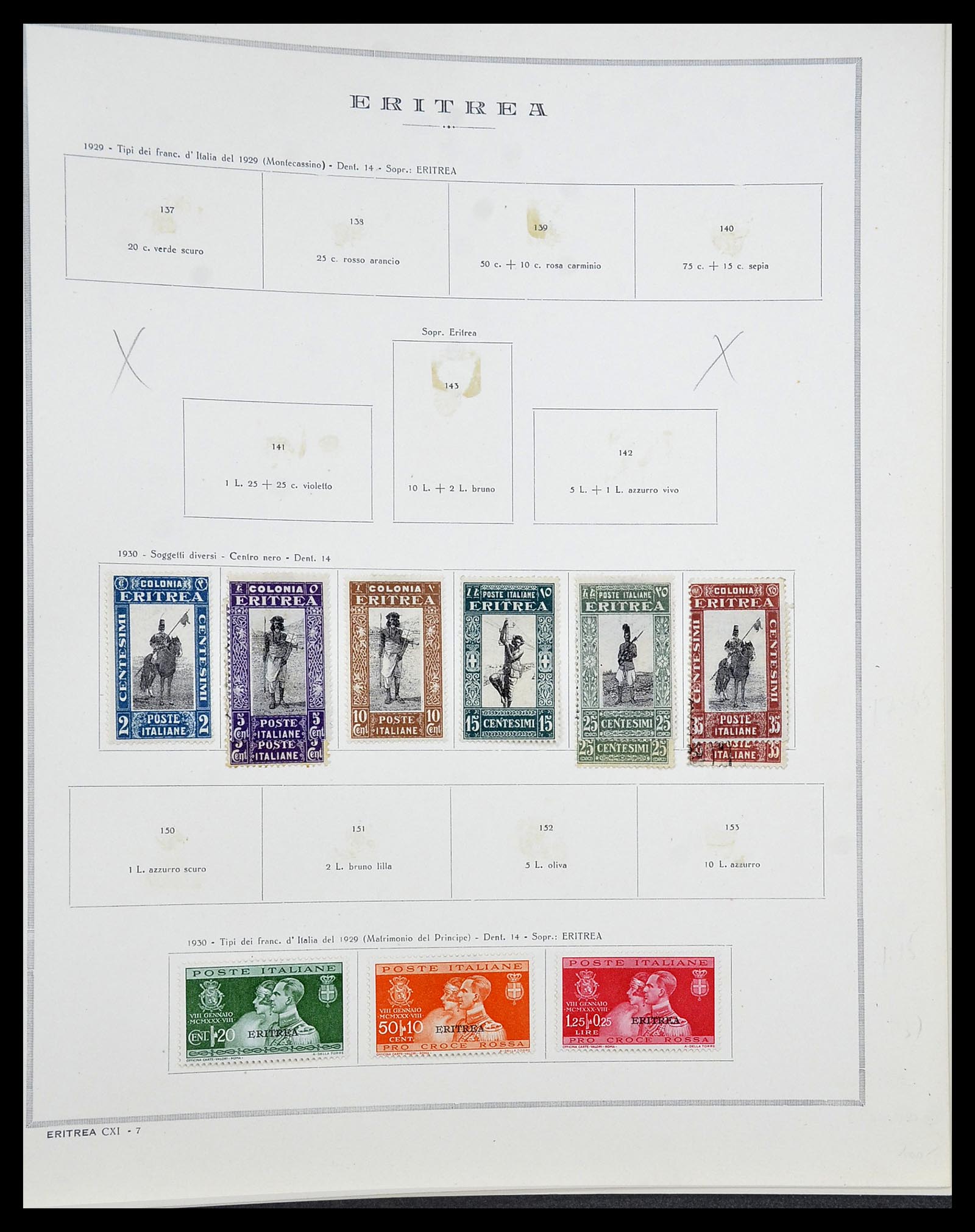 34282 047 - Postzegelverzameling 34282 Italië en gebieden 1852-1940.