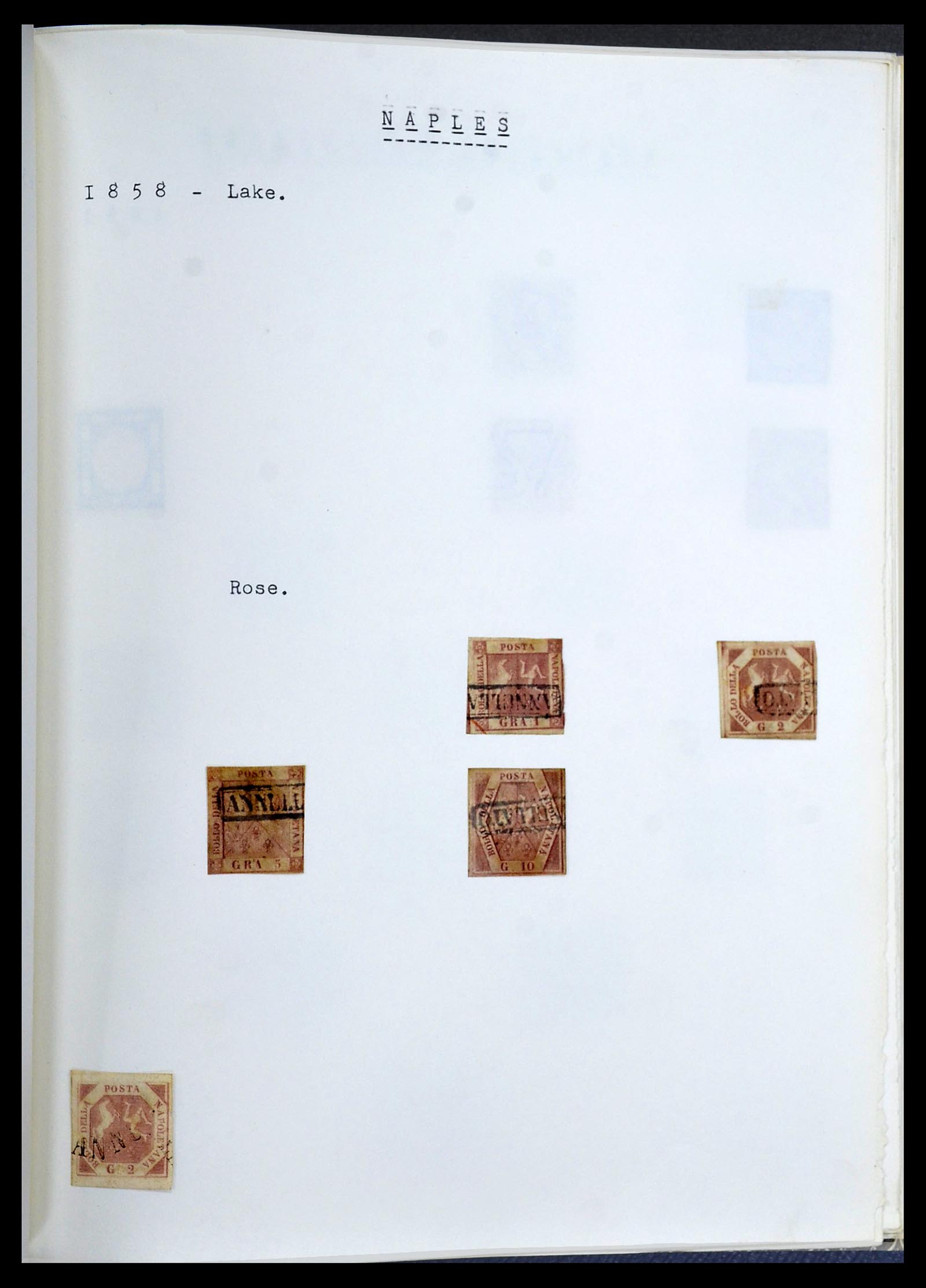 34282 050 - Postzegelverzameling 34282 Italië en gebieden 1852-1940.