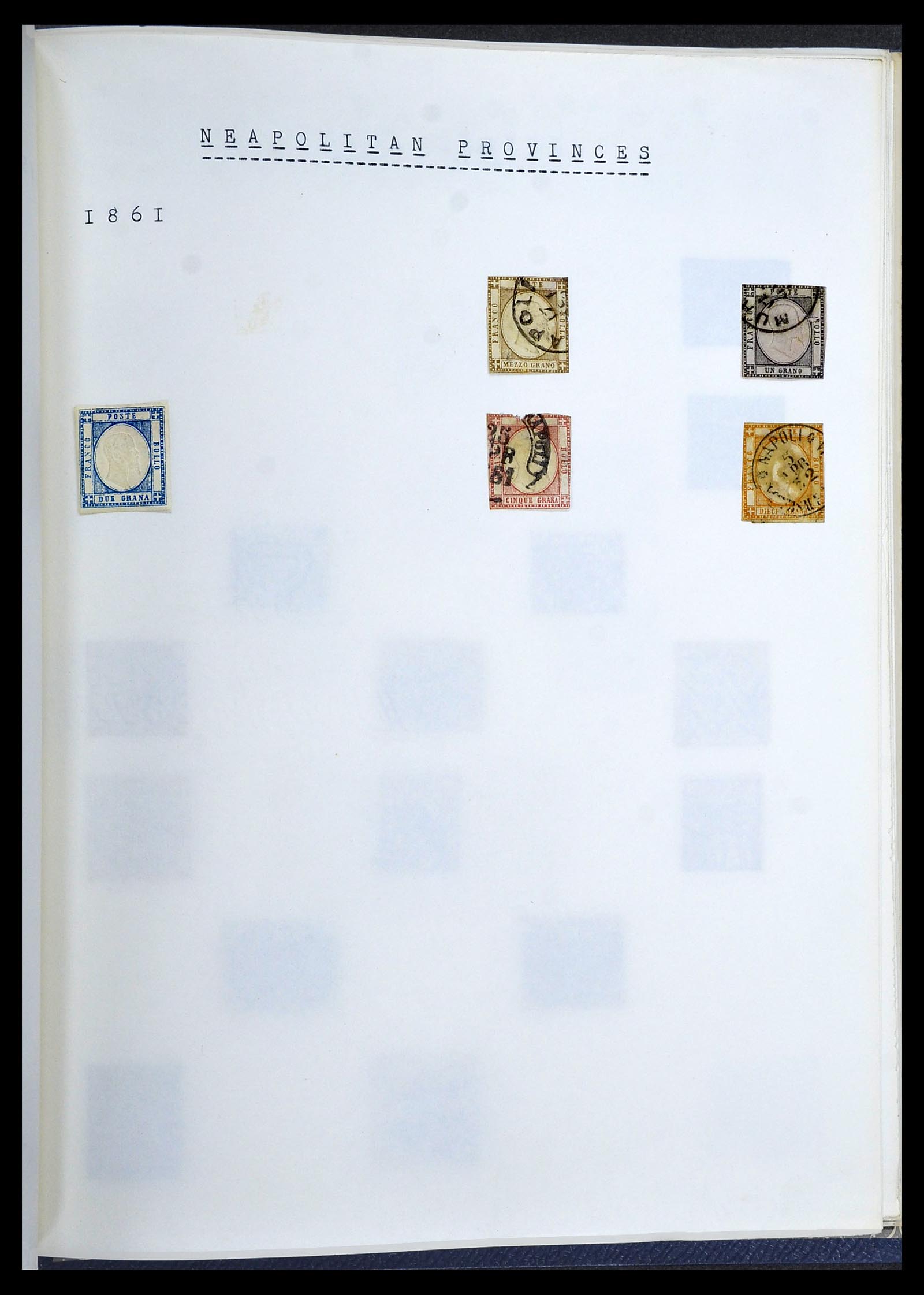 34282 051 - Postzegelverzameling 34282 Italië en gebieden 1852-1940.