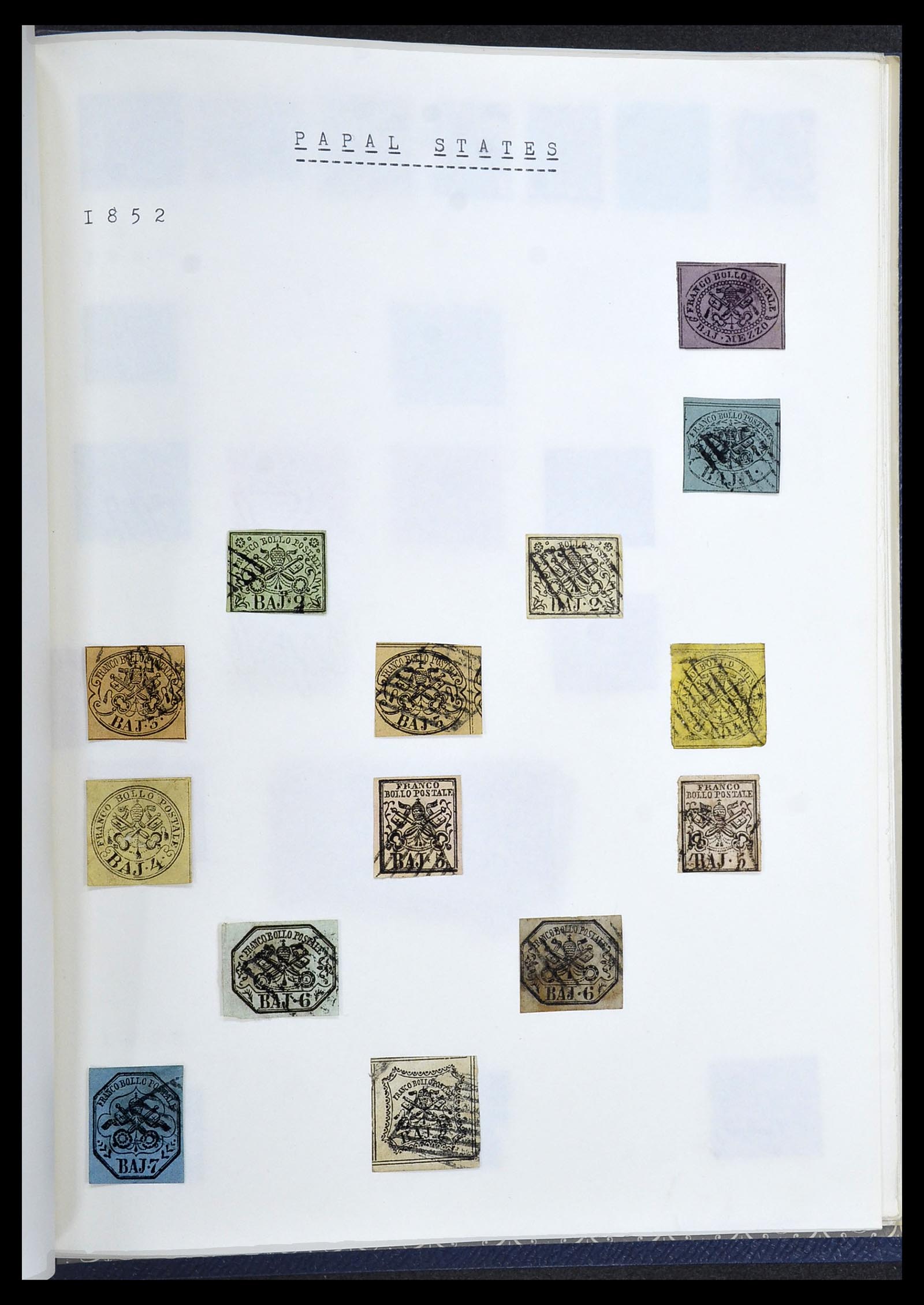 34282 052 - Postzegelverzameling 34282 Italië en gebieden 1852-1940.