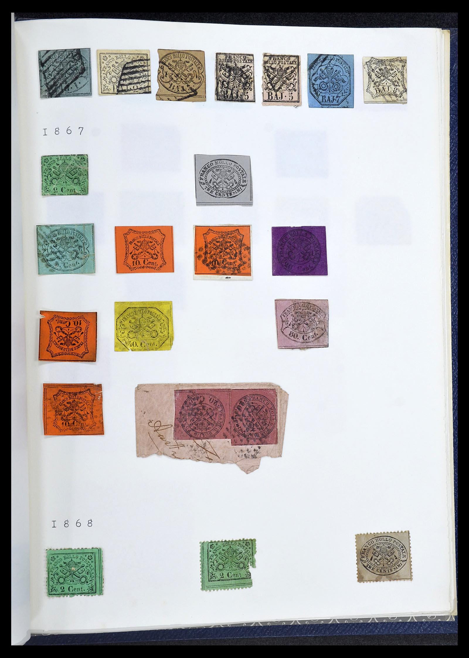 34282 053 - Postzegelverzameling 34282 Italië en gebieden 1852-1940.