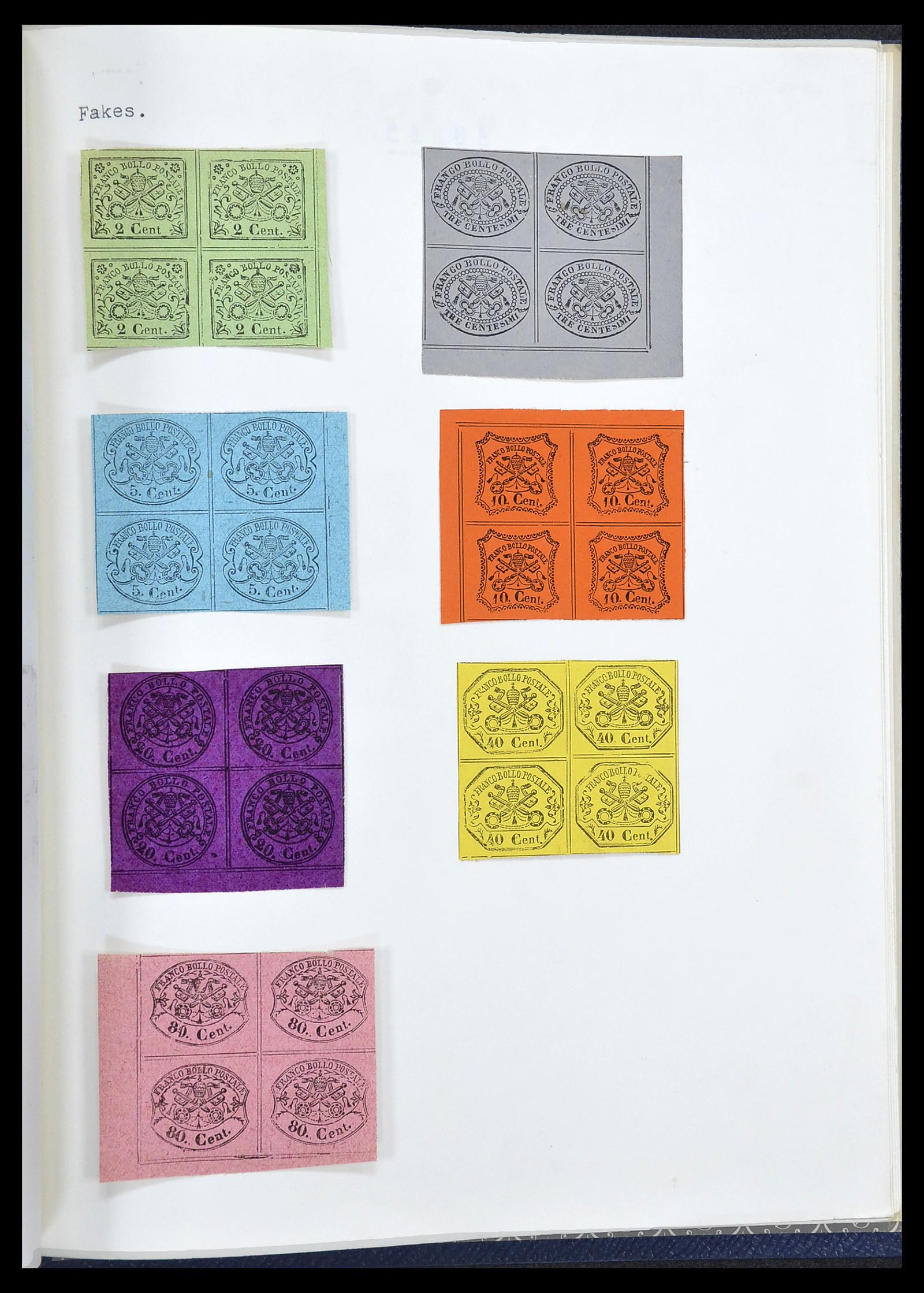 34282 055 - Postzegelverzameling 34282 Italië en gebieden 1852-1940.