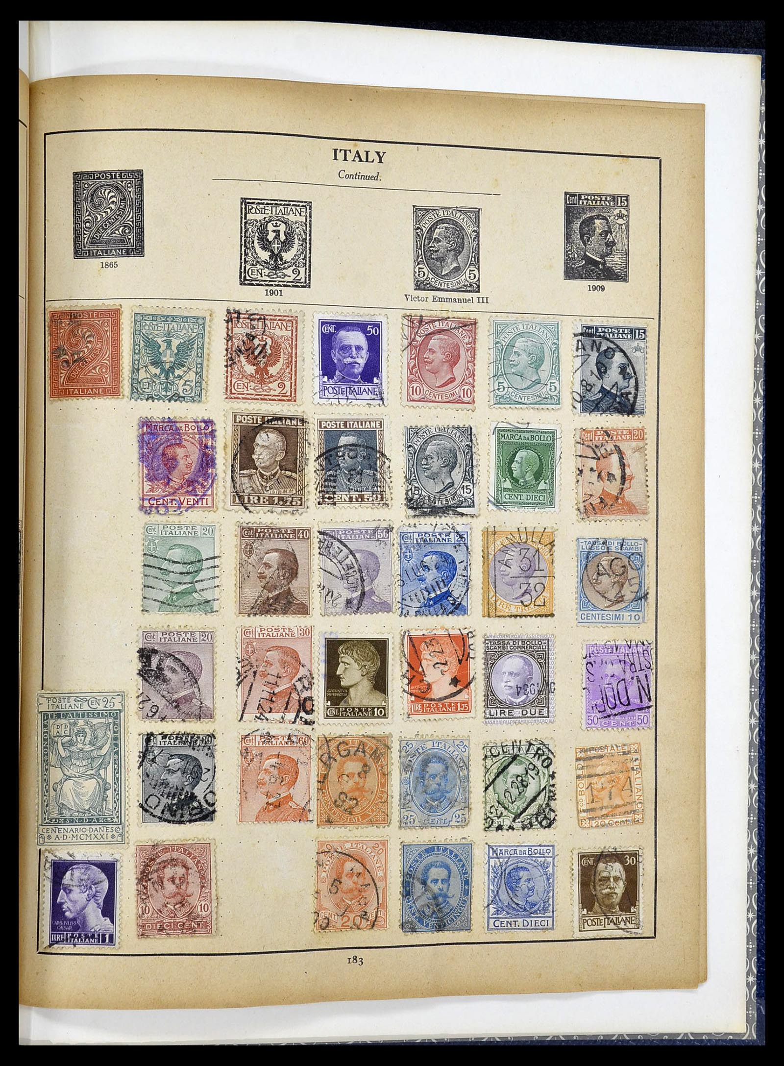 34282 063 - Stamp collection 34282 Italy and territories 1852-1940.