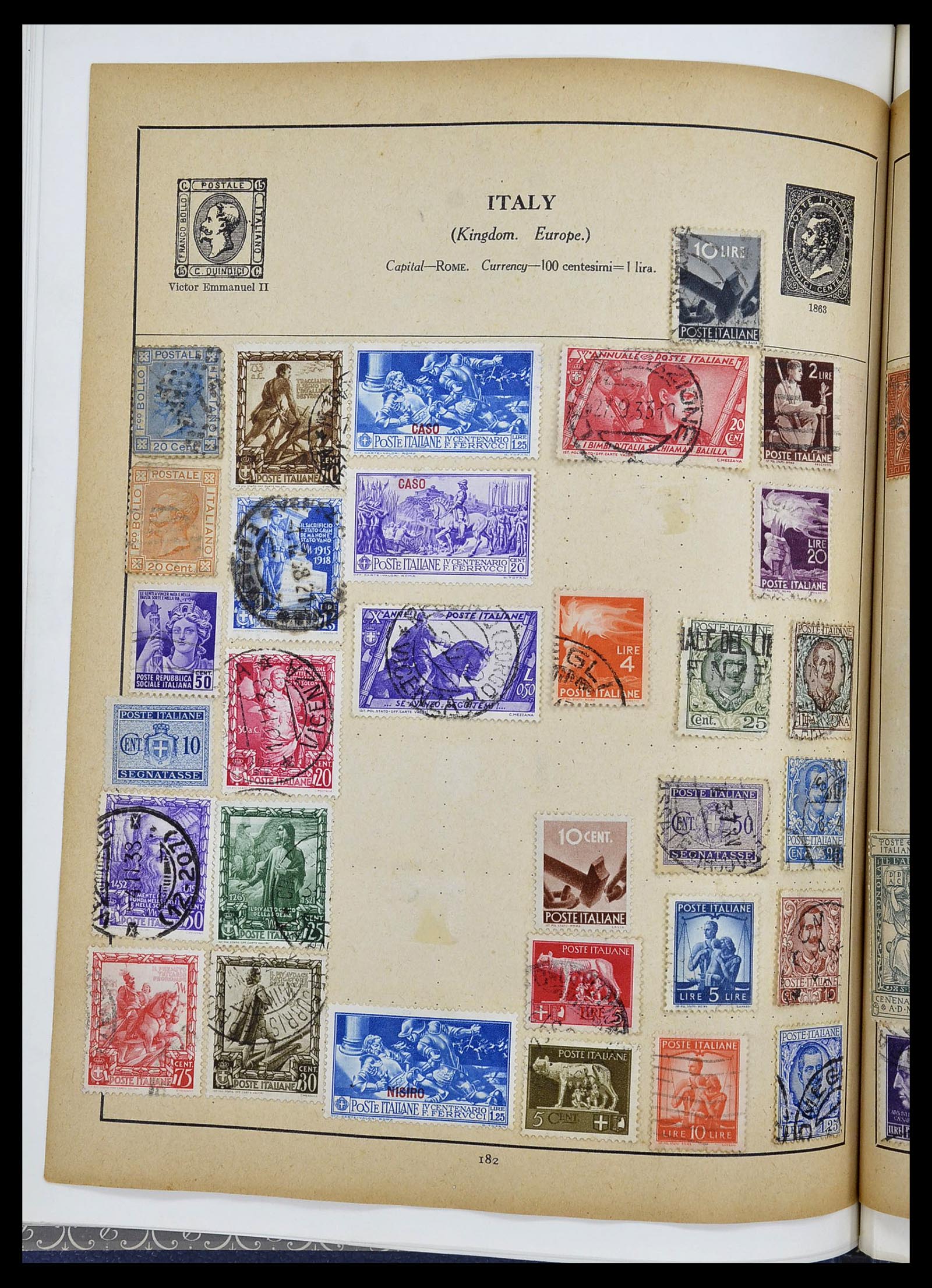 34282 064 - Stamp collection 34282 Italy and territories 1852-1940.