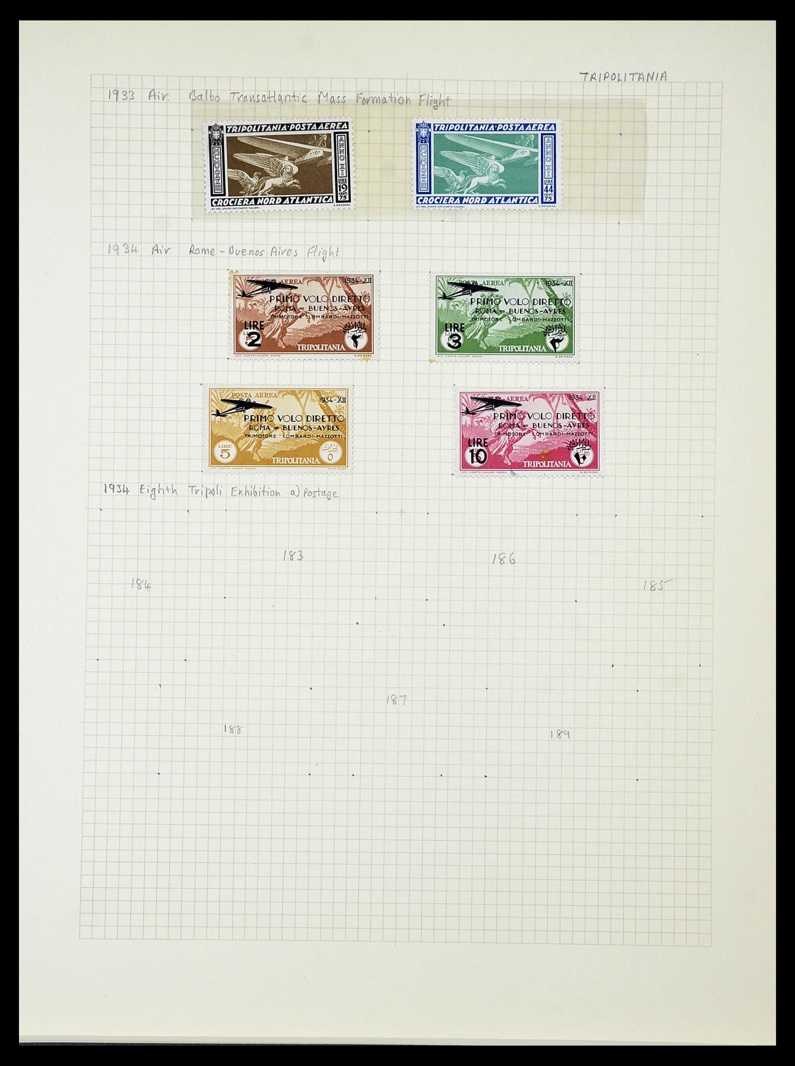 34282 080 - Stamp collection 34282 Italy and territories 1852-1940.