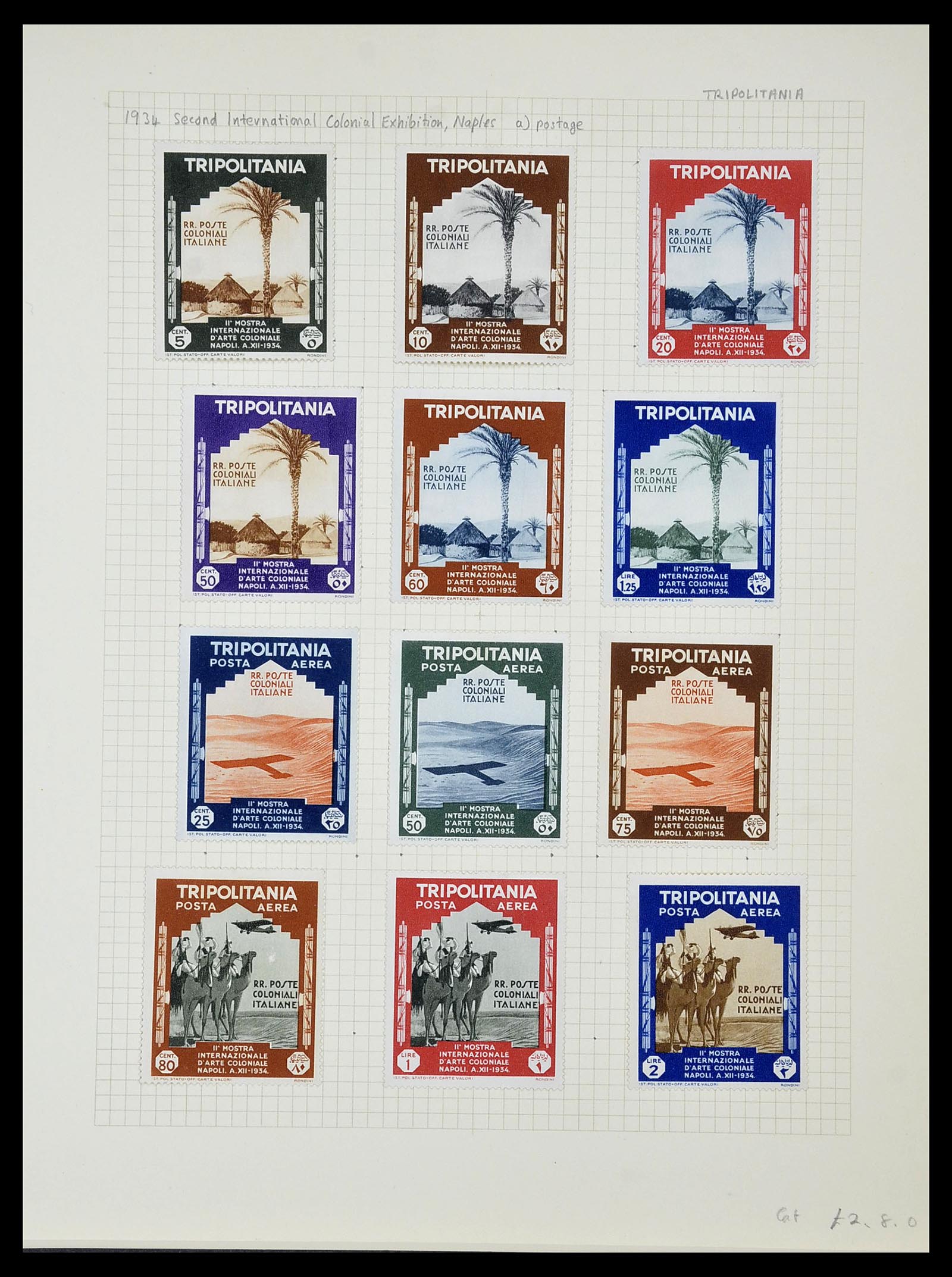 34282 081 - Postzegelverzameling 34282 Italië en gebieden 1852-1940.