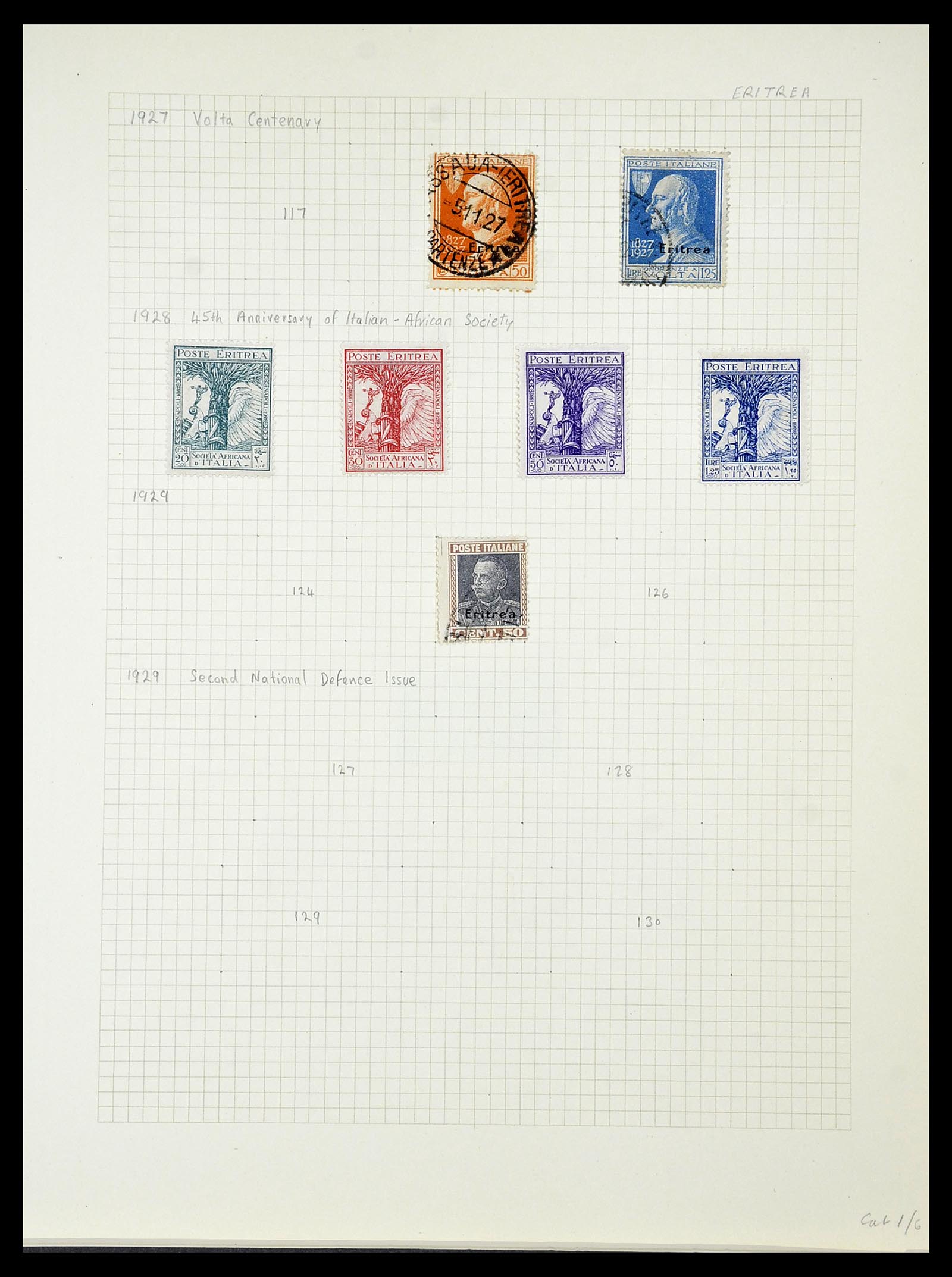 34282 089 - Postzegelverzameling 34282 Italië en gebieden 1852-1940.