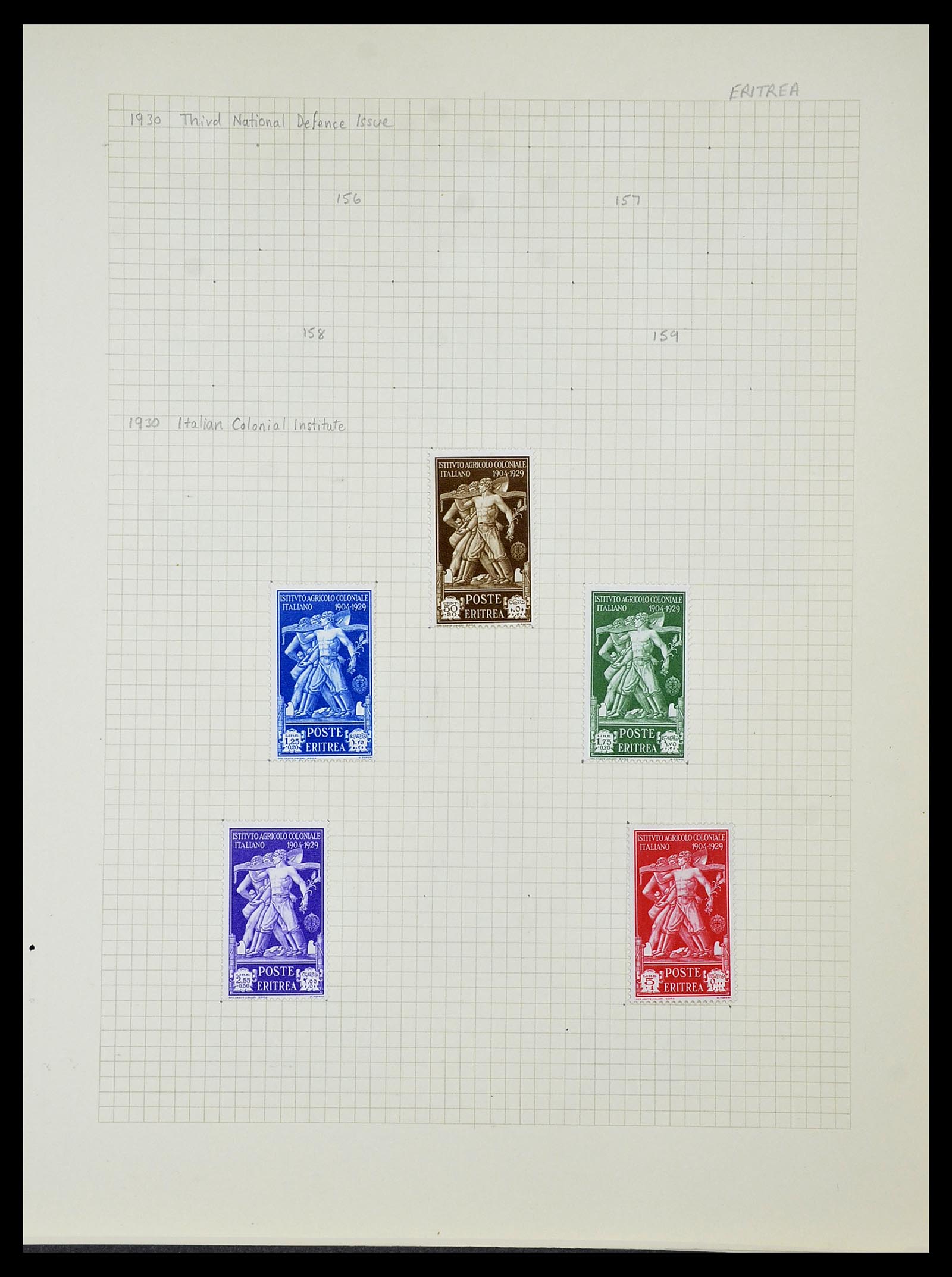 34282 092 - Postzegelverzameling 34282 Italië en gebieden 1852-1940.