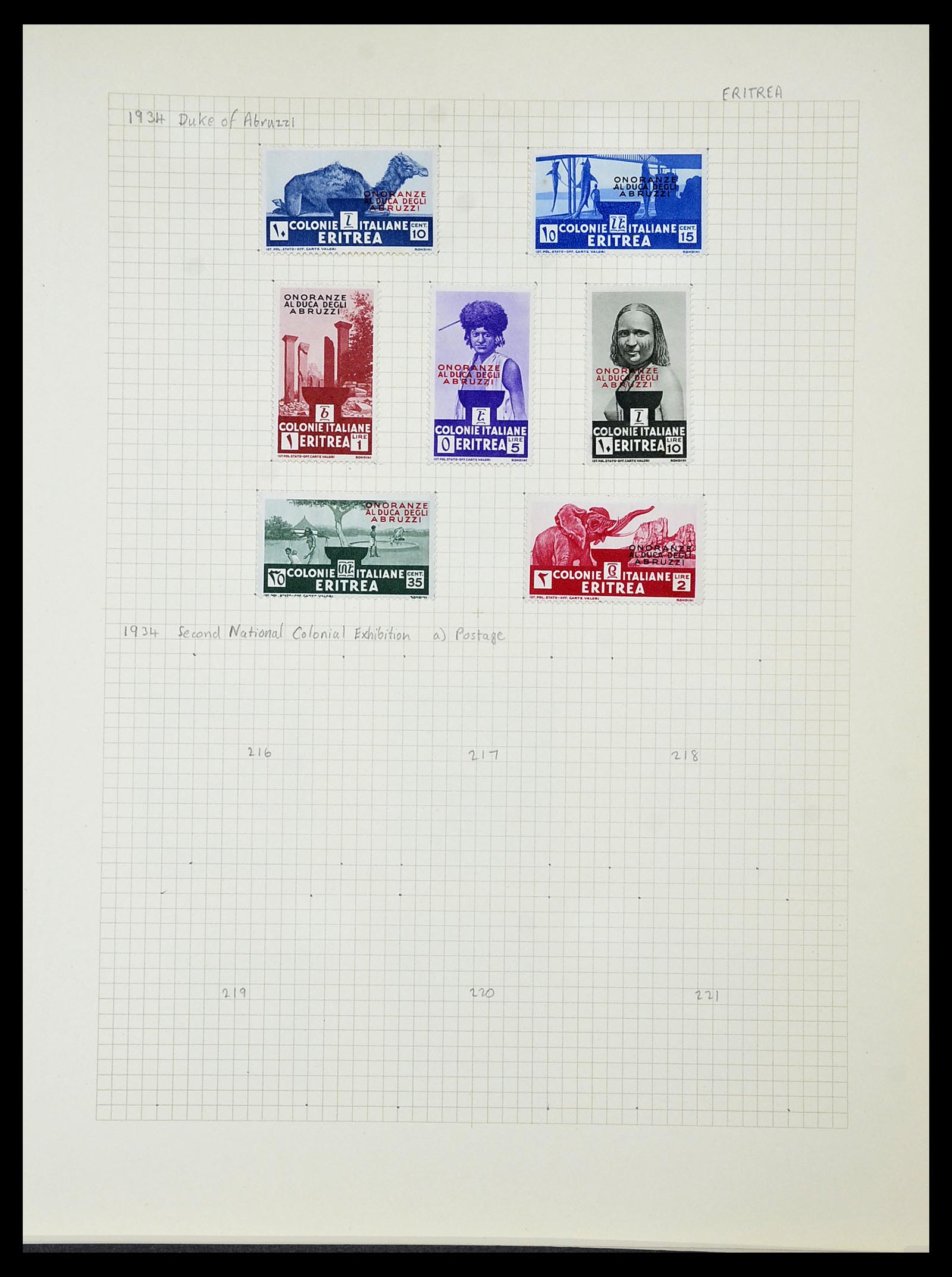 34282 095 - Postzegelverzameling 34282 Italië en gebieden 1852-1940.