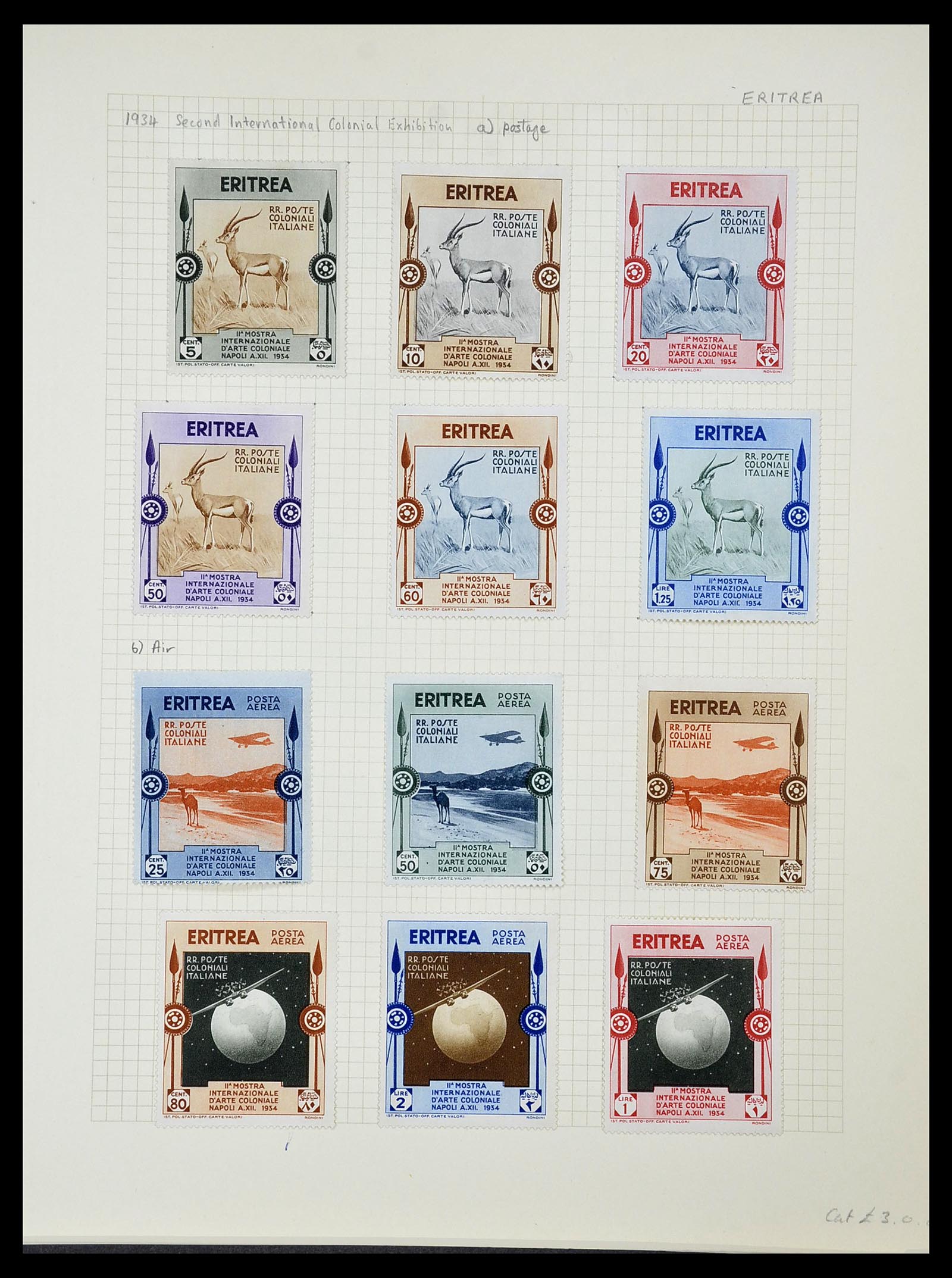 34282 096 - Postzegelverzameling 34282 Italië en gebieden 1852-1940.