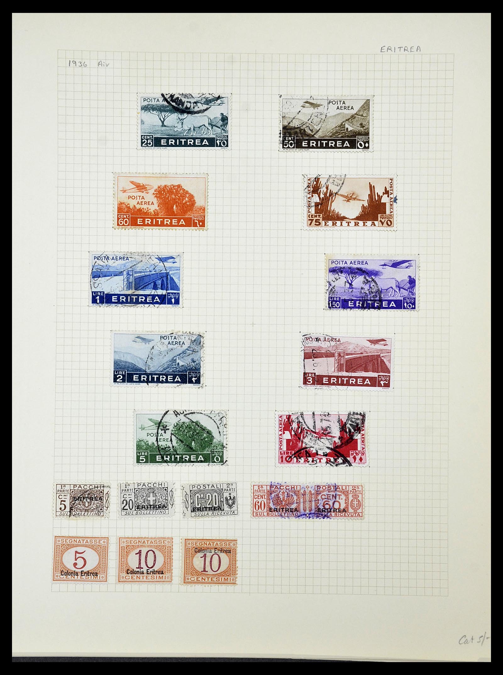 34282 098 - Postzegelverzameling 34282 Italië en gebieden 1852-1940.