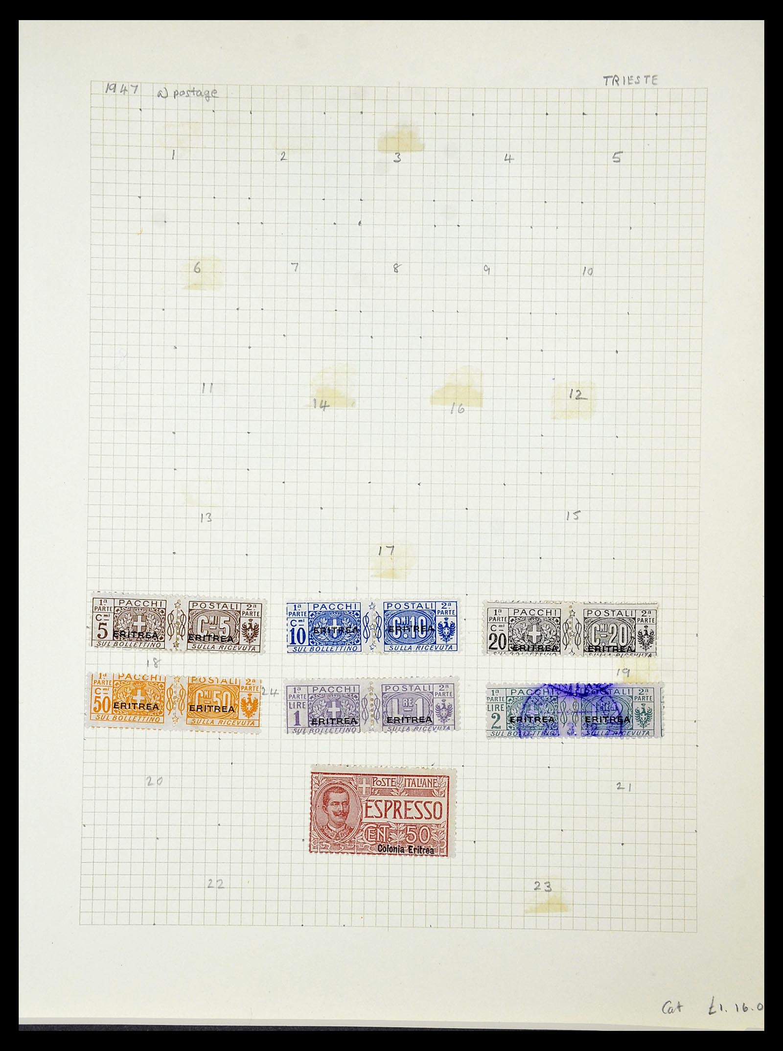 34282 099 - Postzegelverzameling 34282 Italië en gebieden 1852-1940.