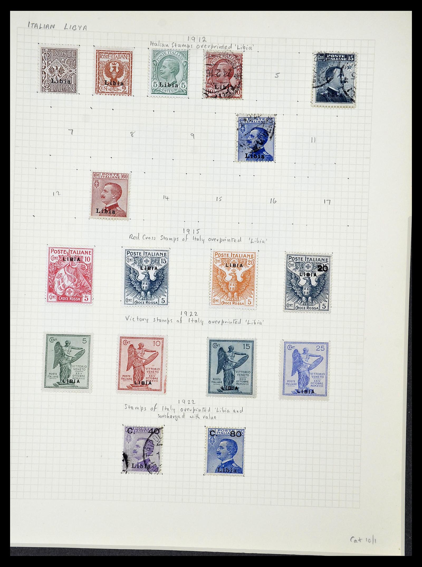 34282 101 - Stamp collection 34282 Italy and territories 1852-1940.