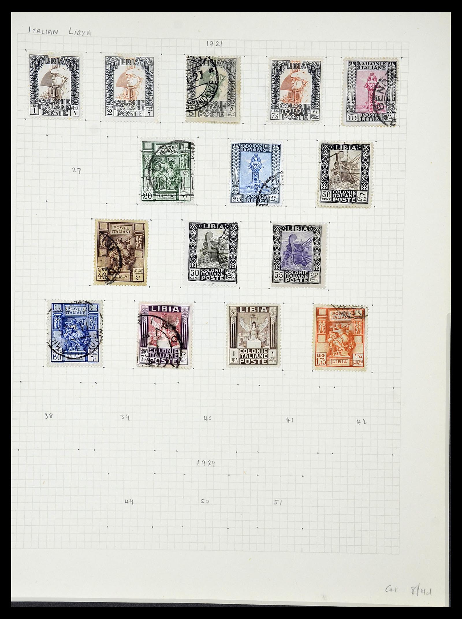 34282 102 - Postzegelverzameling 34282 Italië en gebieden 1852-1940.