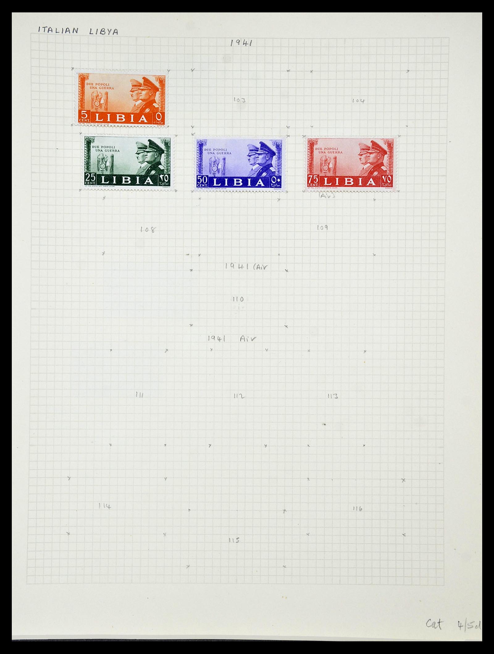 34282 107 - Postzegelverzameling 34282 Italië en gebieden 1852-1940.