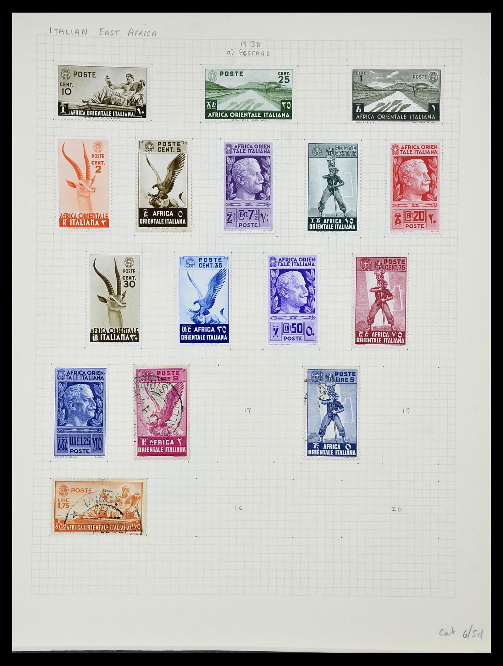 34282 110 - Postzegelverzameling 34282 Italië en gebieden 1852-1940.