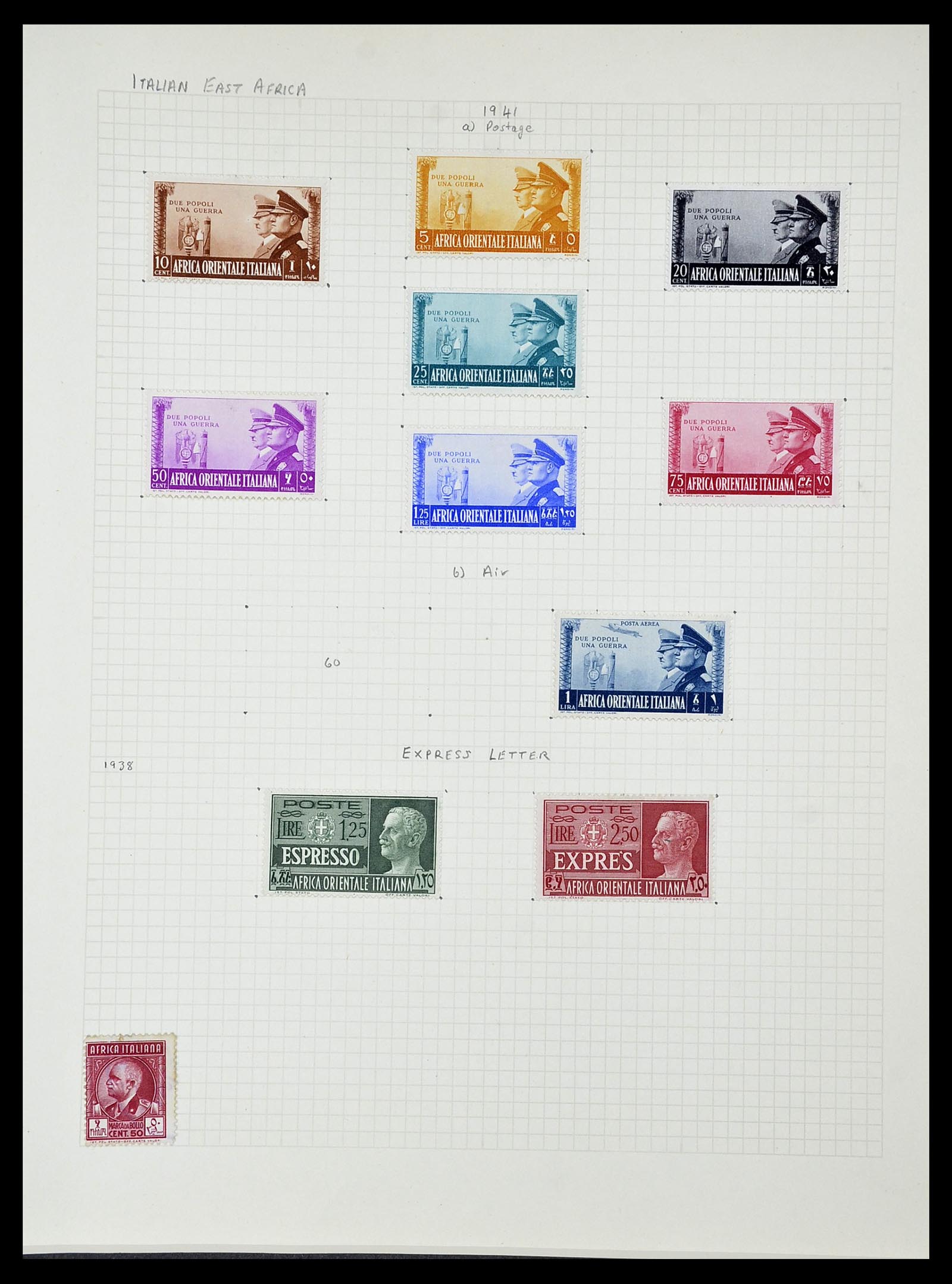 34282 112 - Postzegelverzameling 34282 Italië en gebieden 1852-1940.