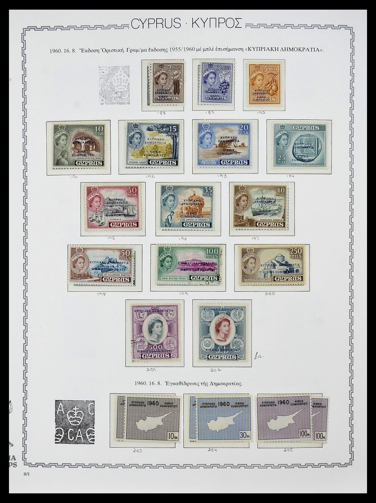 34283 011 - Postzegelverzameling 34283 Cyprus 1881-2017.