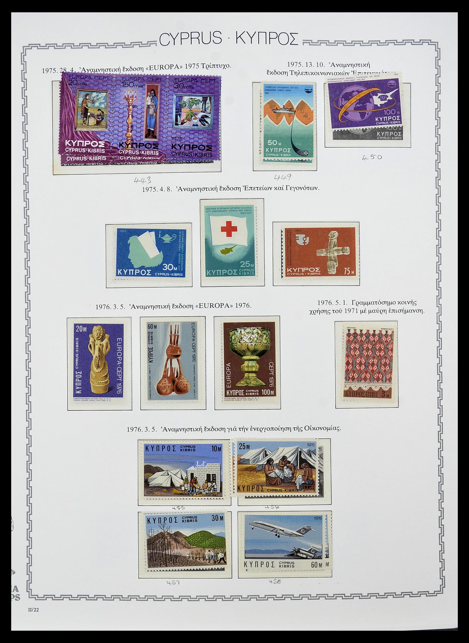 34283 032 - Postzegelverzameling 34283 Cyprus 1881-2017.