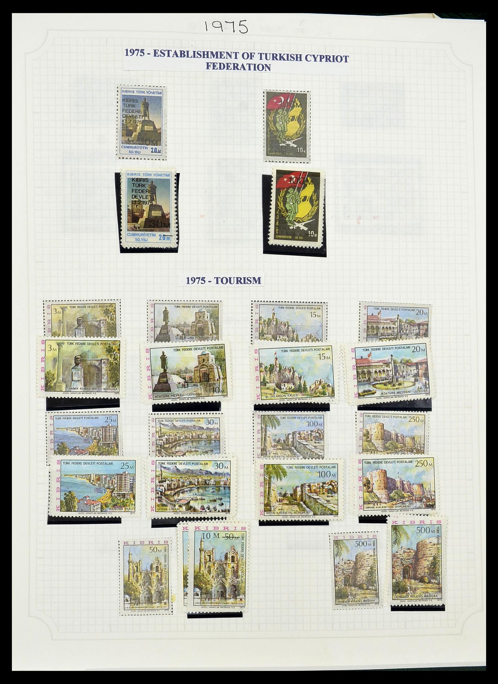 34283 131 - Postzegelverzameling 34283 Cyprus 1881-2017.