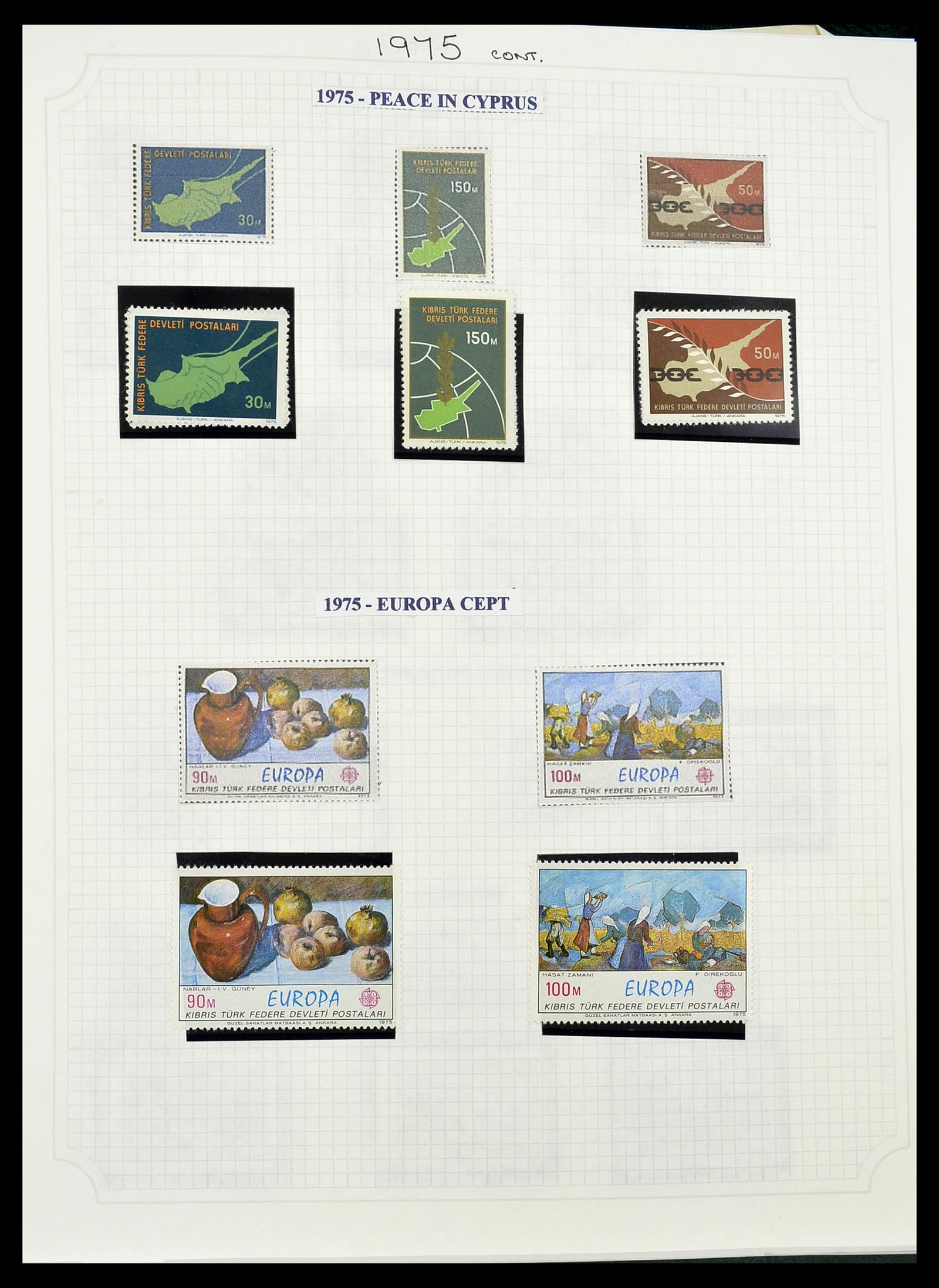 34283 132 - Postzegelverzameling 34283 Cyprus 1881-2017.