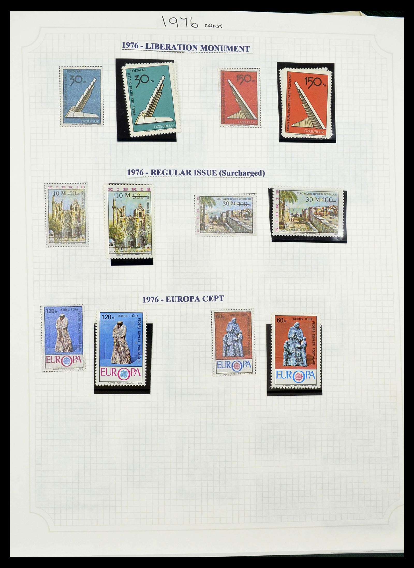 34283 134 - Postzegelverzameling 34283 Cyprus 1881-2017.