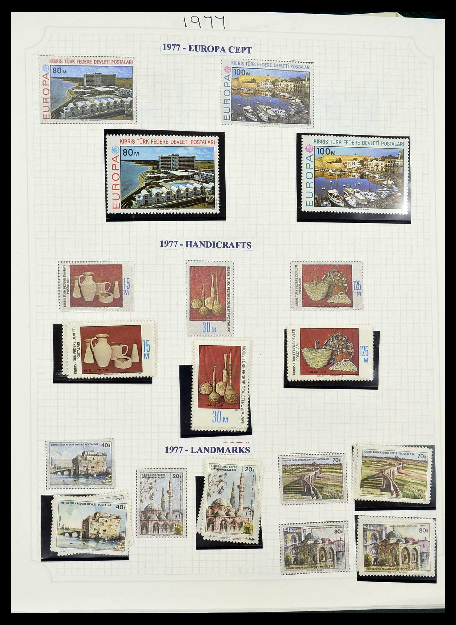 34283 135 - Postzegelverzameling 34283 Cyprus 1881-2017.