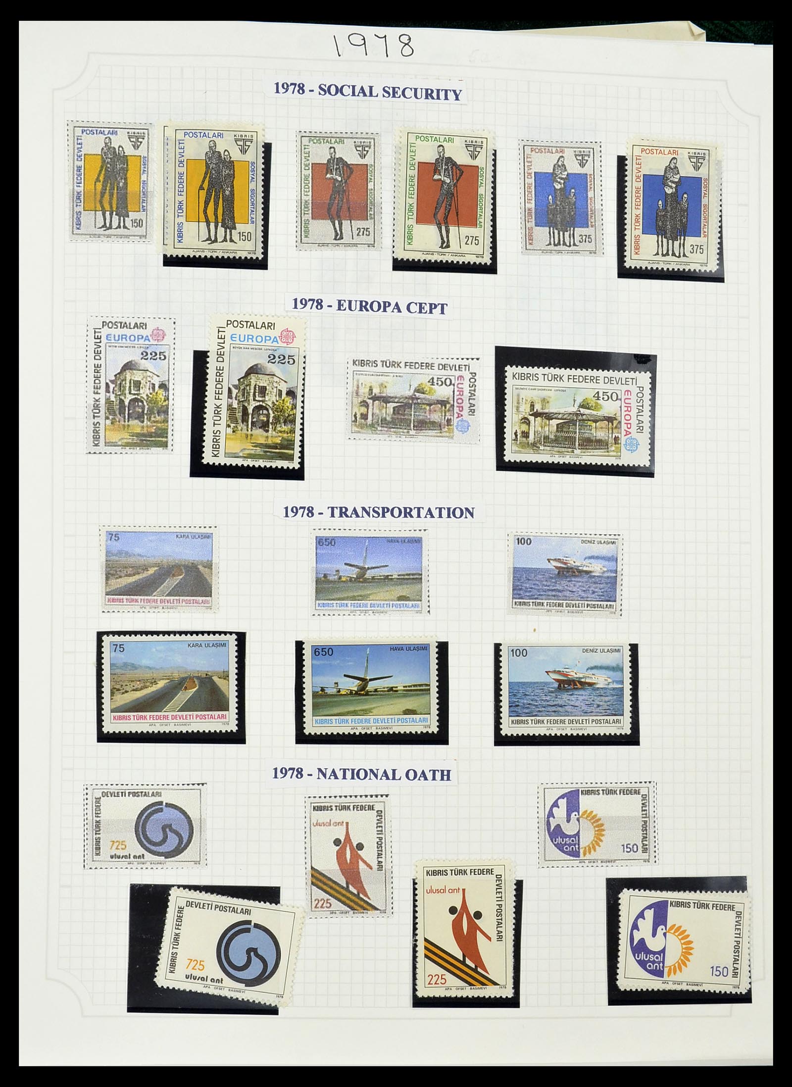 34283 137 - Postzegelverzameling 34283 Cyprus 1881-2017.