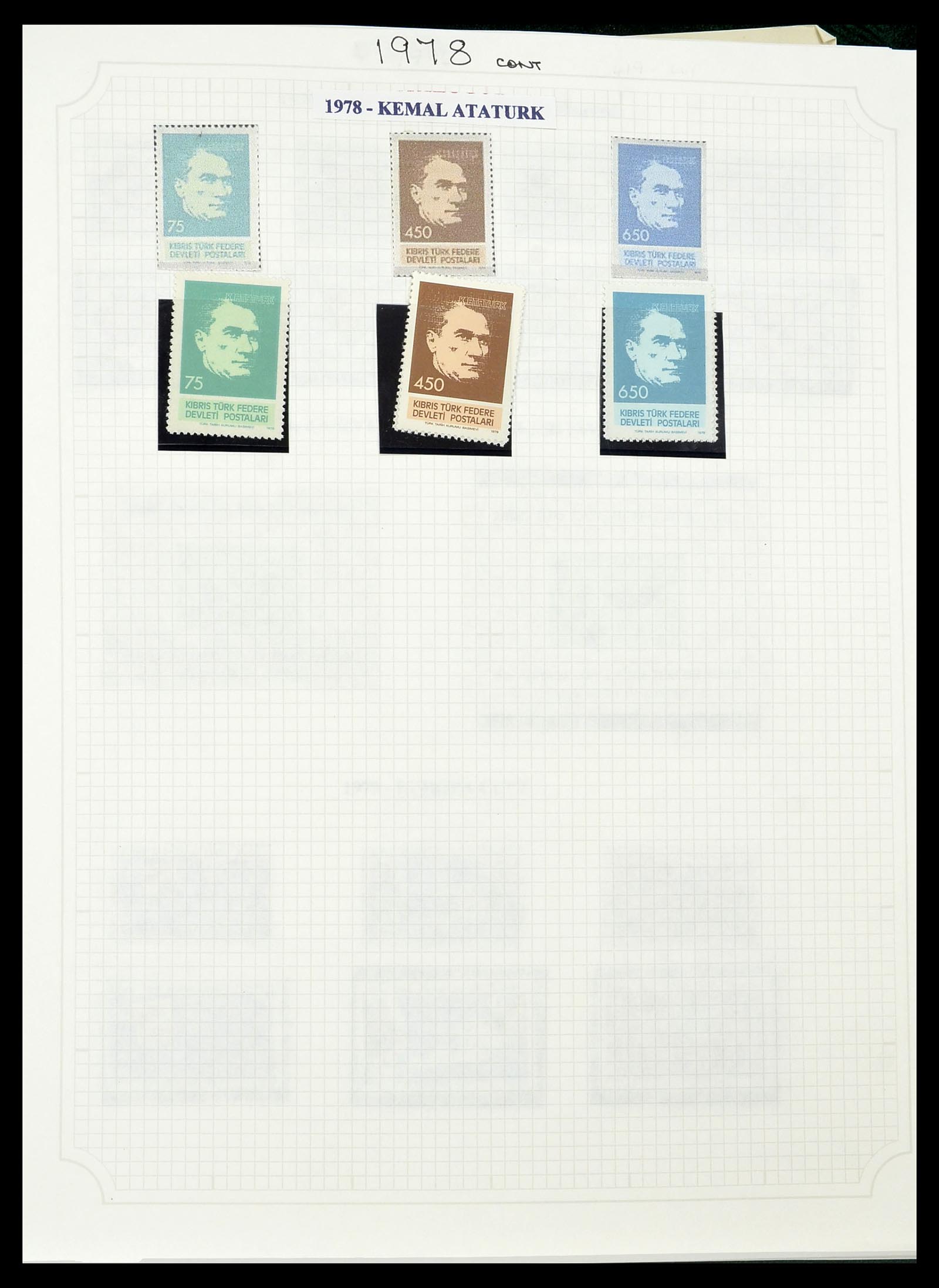 34283 138 - Postzegelverzameling 34283 Cyprus 1881-2017.