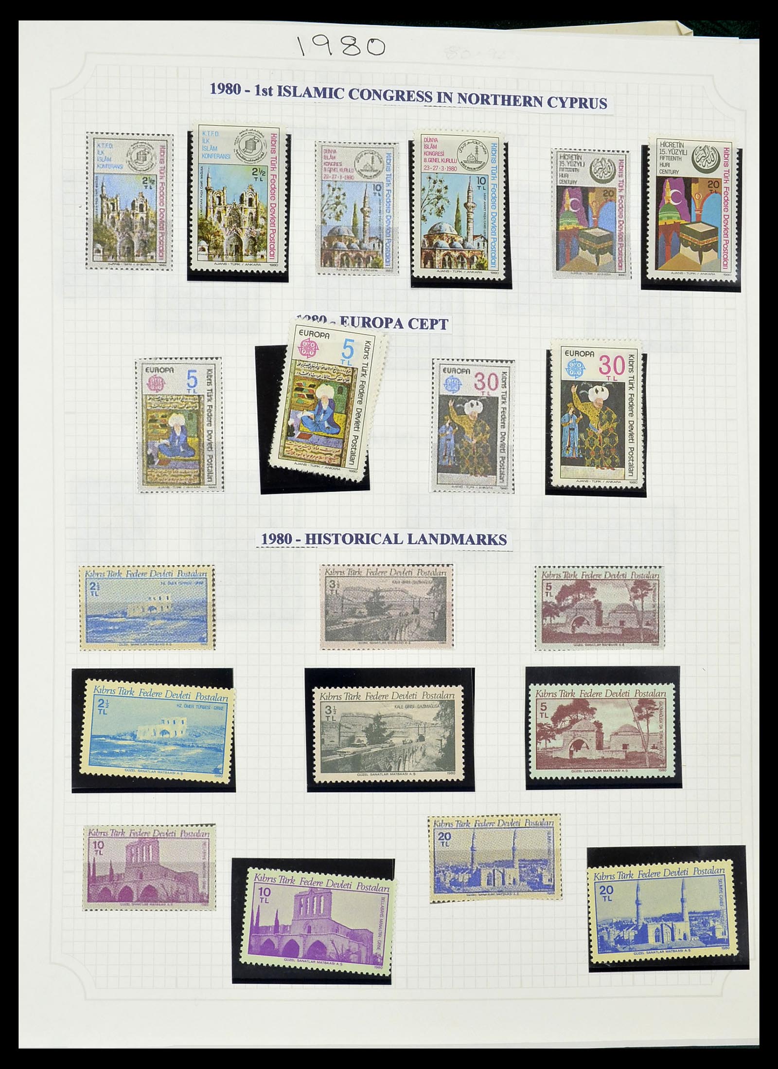 34283 141 - Stamp collection 34283 Cyprus 1881-2017.