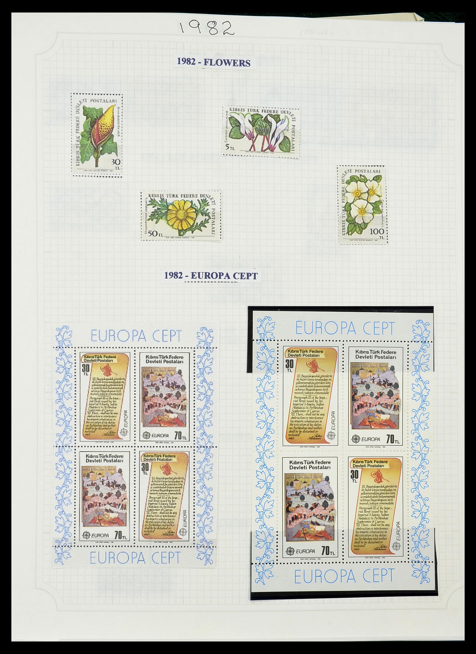 34283 143 - Postzegelverzameling 34283 Cyprus 1881-2017.