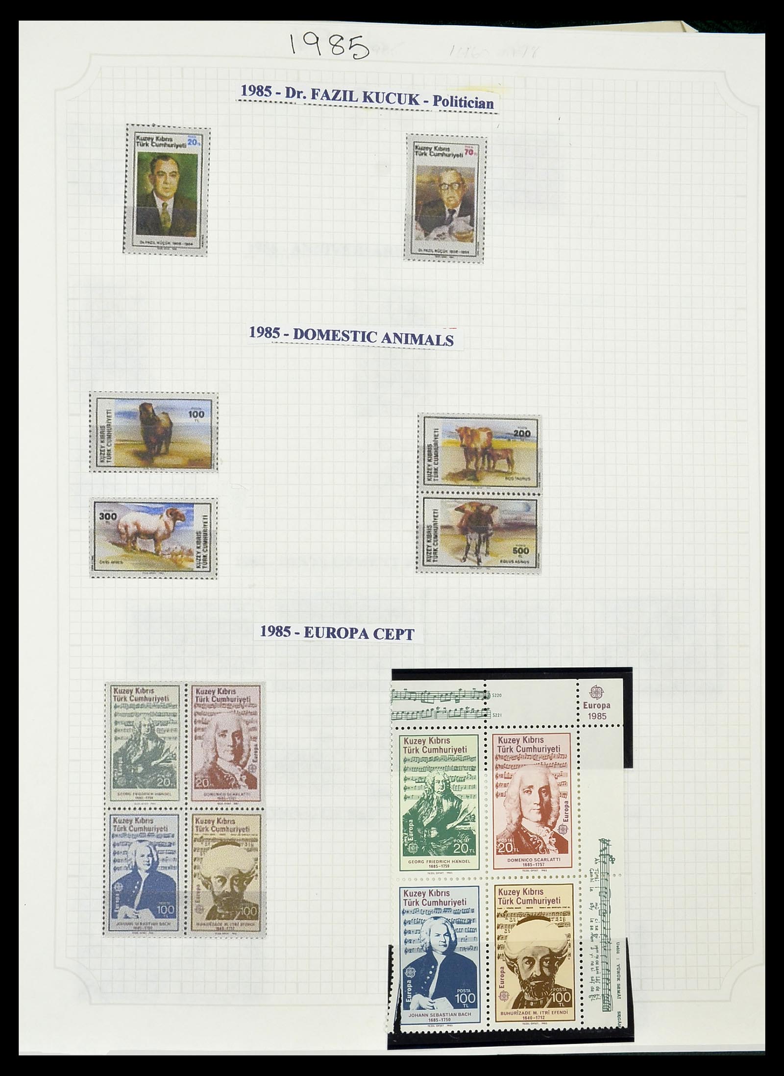 34283 145 - Postzegelverzameling 34283 Cyprus 1881-2017.