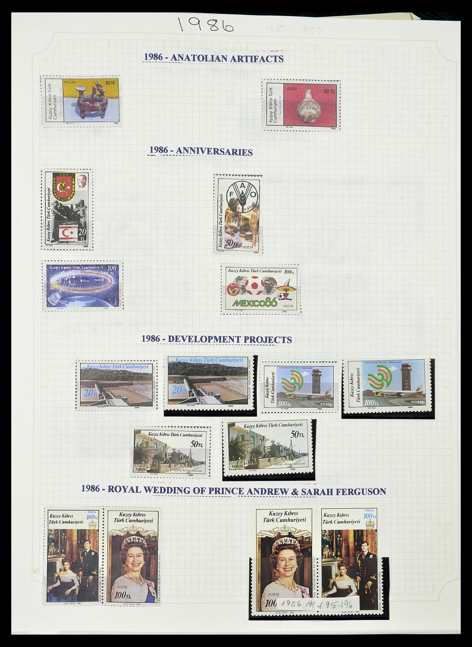 34283 146 - Postzegelverzameling 34283 Cyprus 1881-2017.