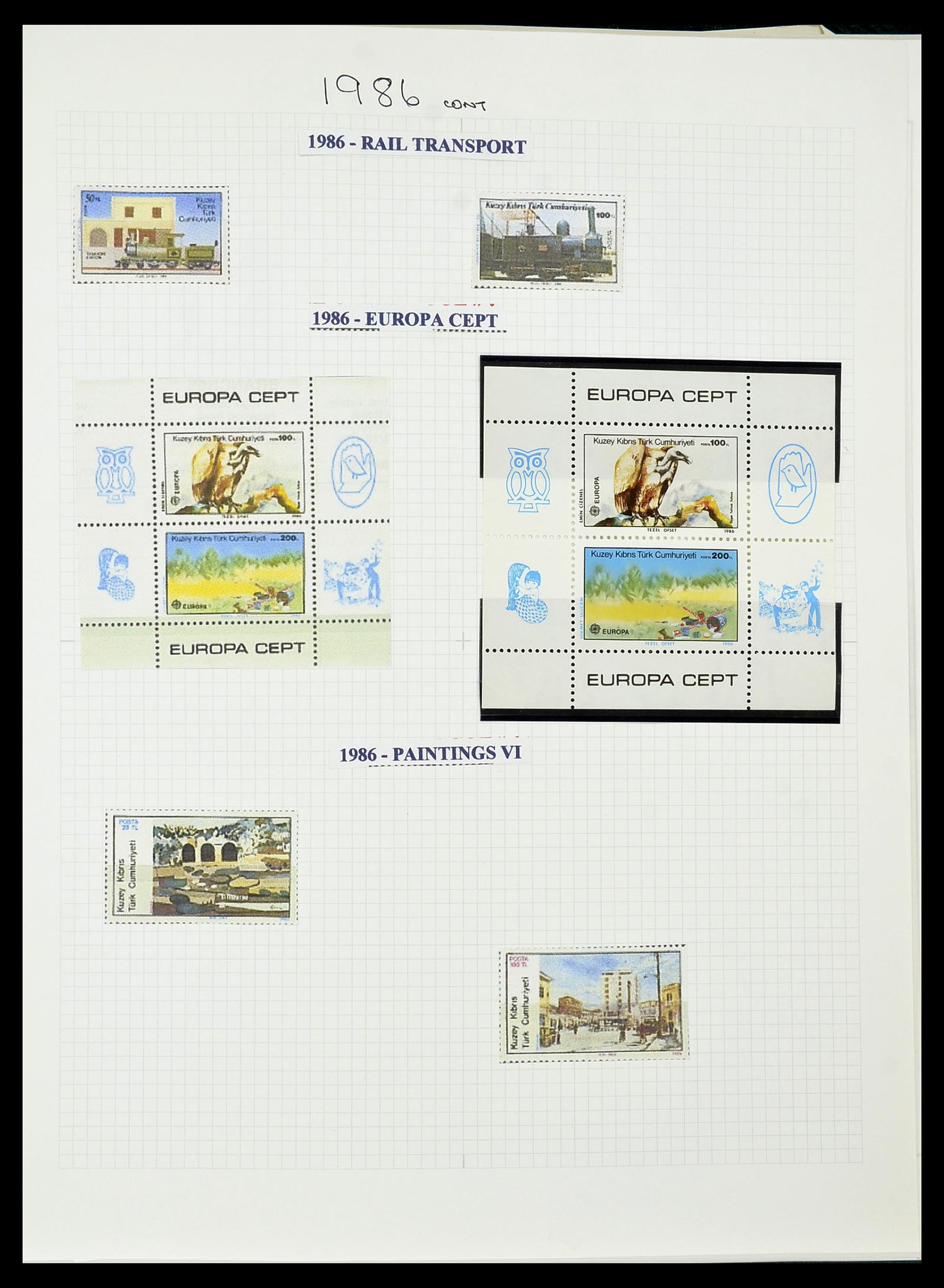 34283 147 - Postzegelverzameling 34283 Cyprus 1881-2017.