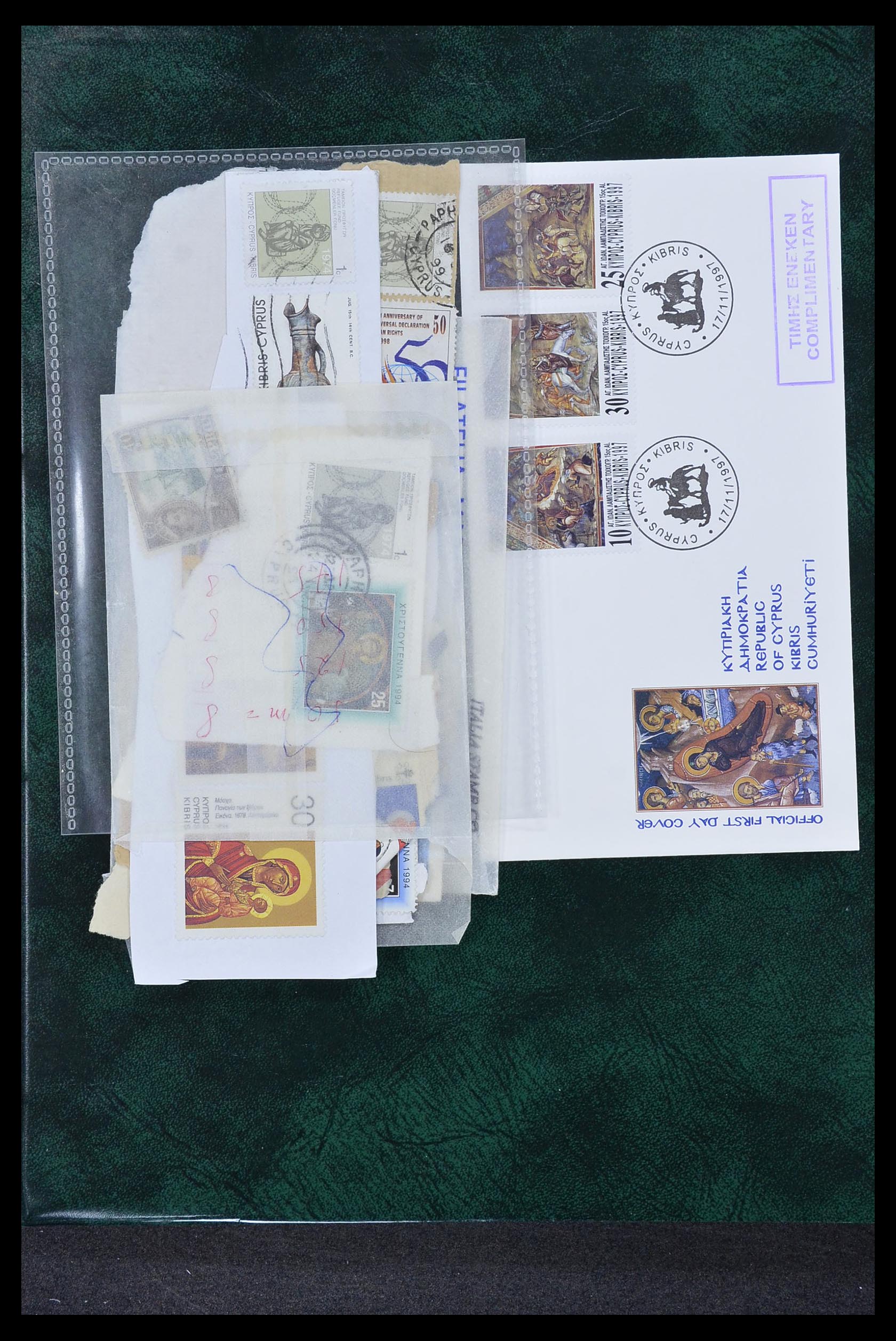 34283 156 - Postzegelverzameling 34283 Cyprus 1881-2017.