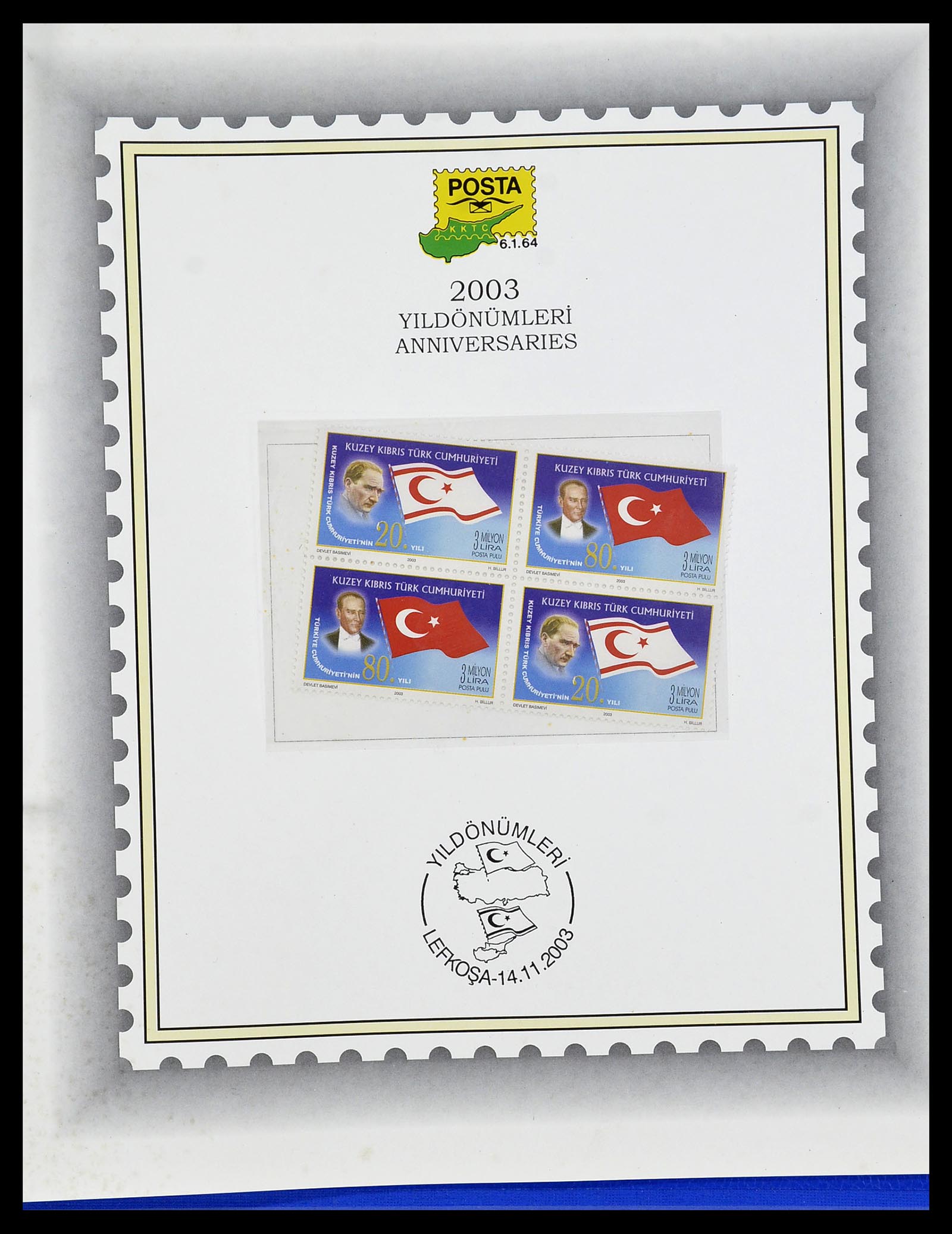 34283 169 - Postzegelverzameling 34283 Cyprus 1881-2017.