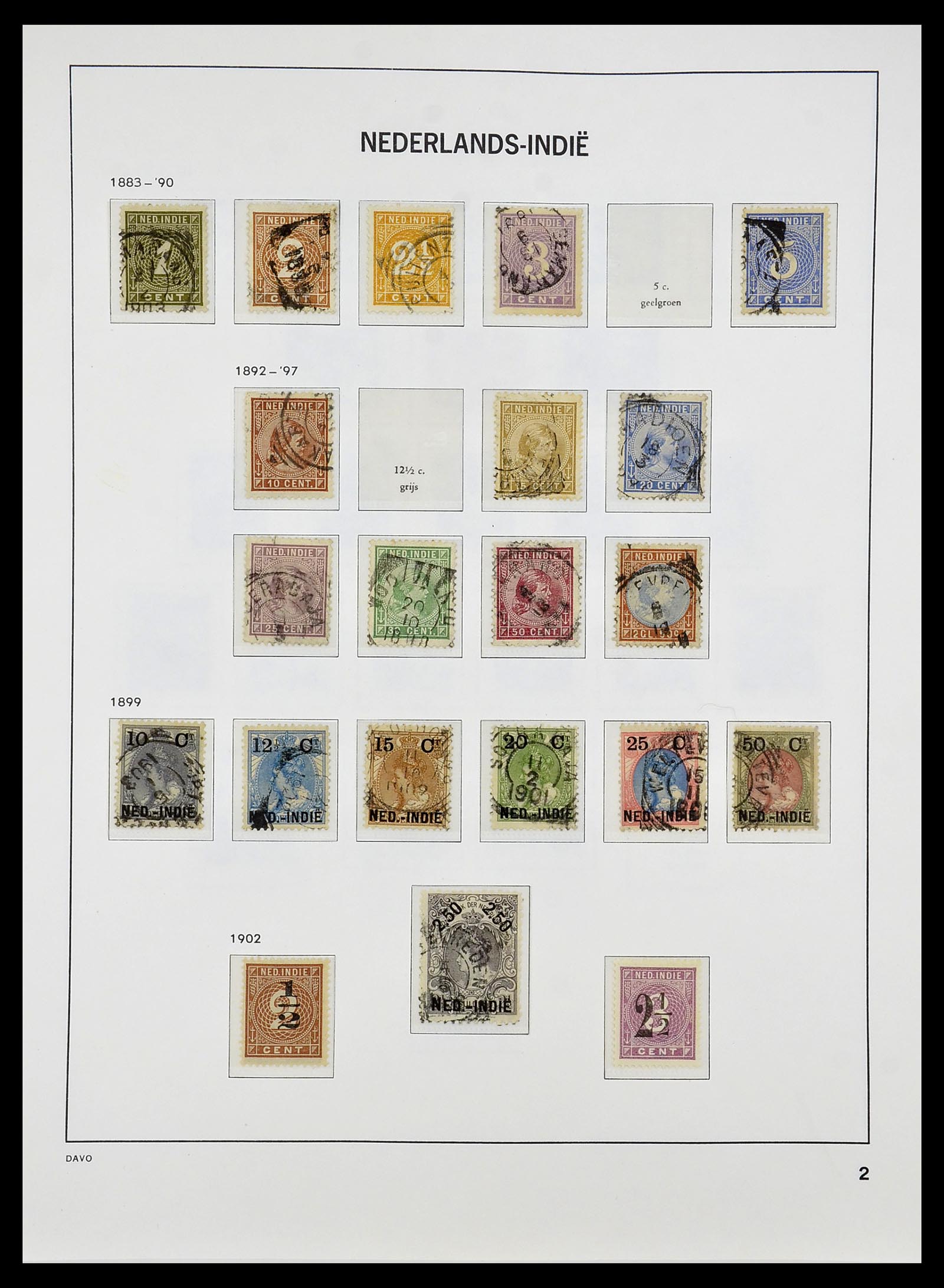 34284 002 - Postzegelverzameling 34284 Nederlandse Gebieden 1864-1985.